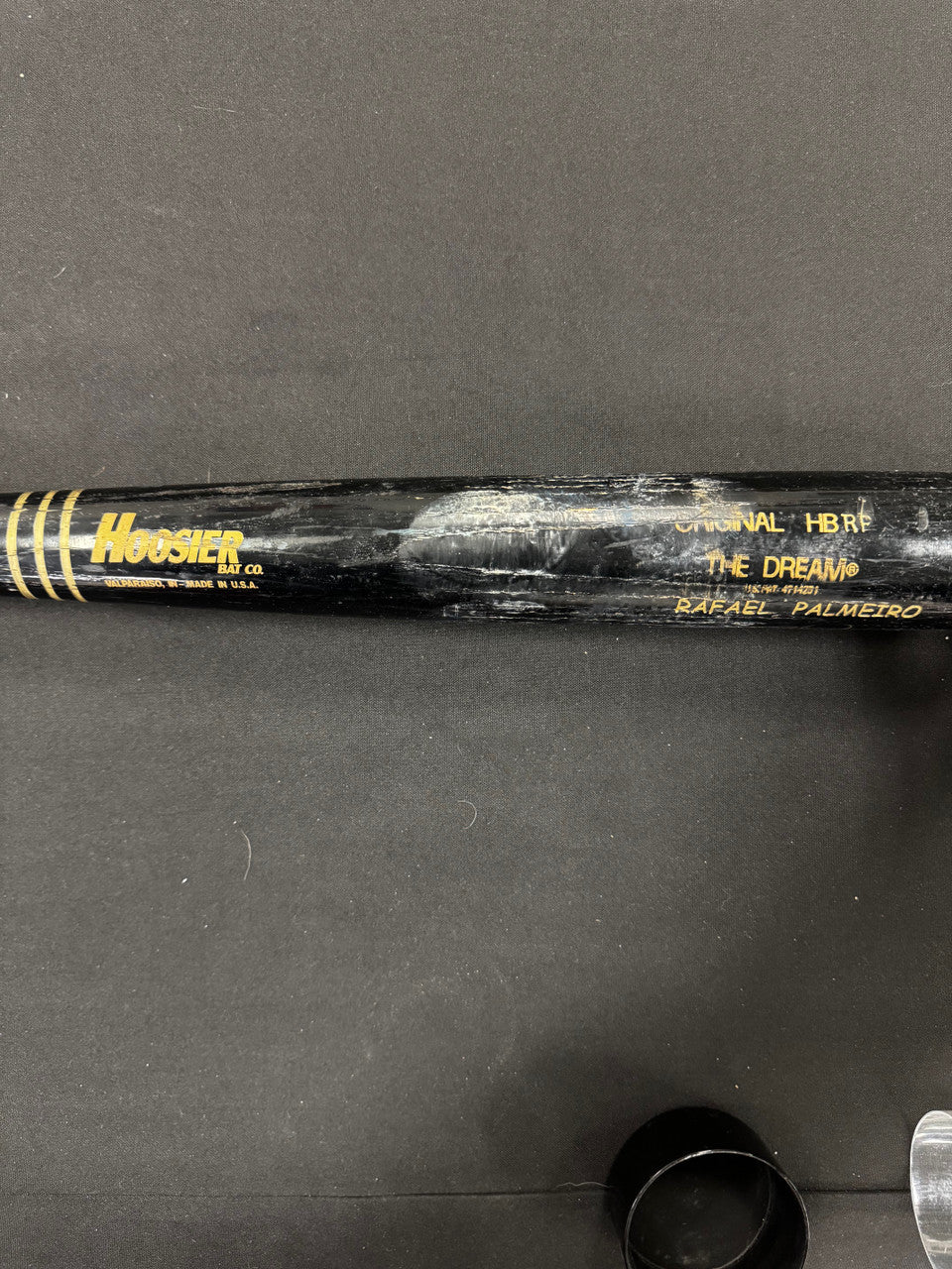 Rafael Palmeiro Signed Autographed Game Used Professional Hoosier Bat PSA JSA