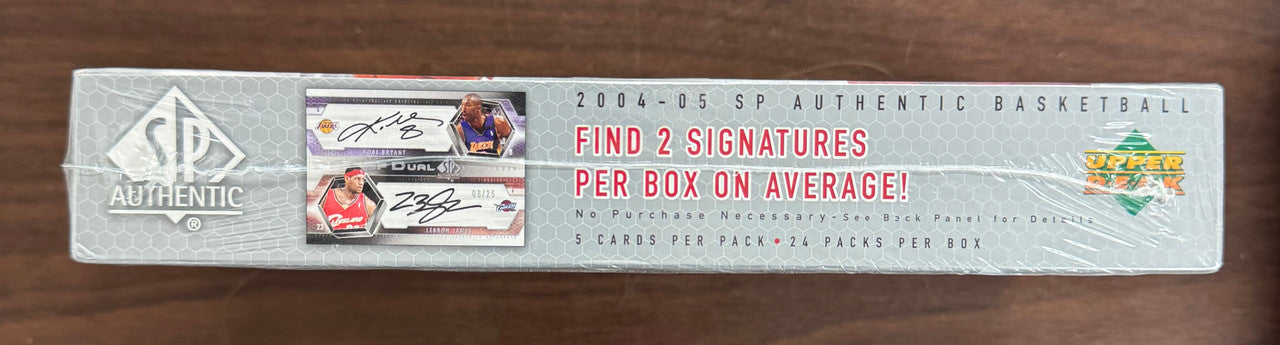 2004/05 Upper Deck SP Authentic Basketball Hobby Box Factory Sealed