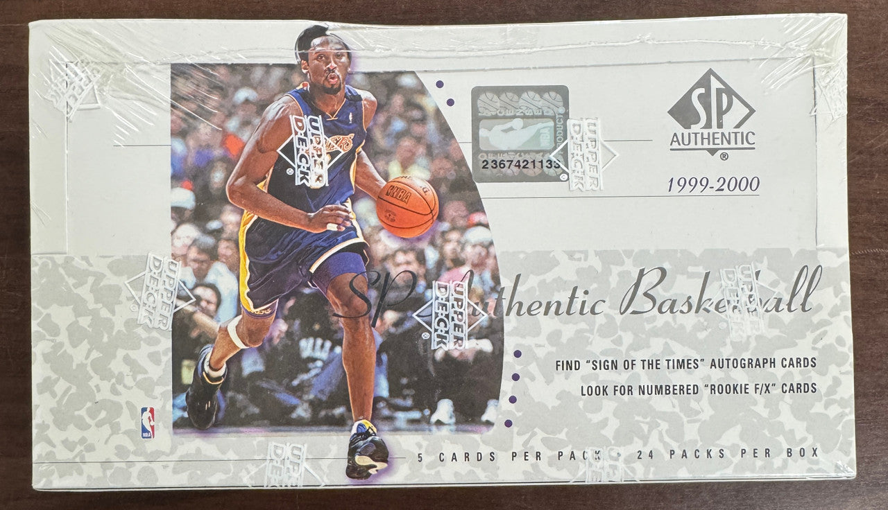 1999/00 Upper Deck SP Authentic Basketball Hobby Box Factory Sealed