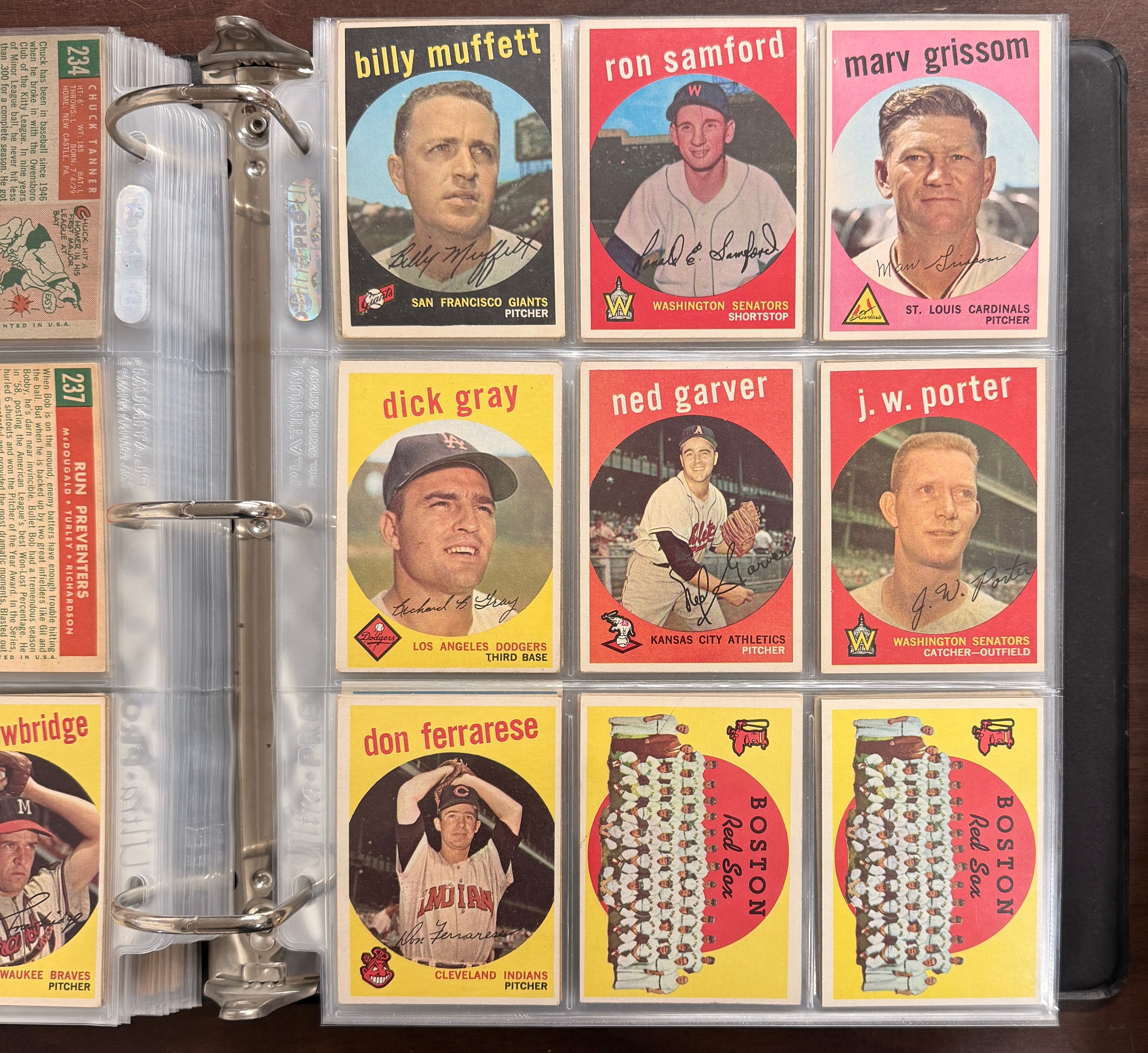 1959 Topps Baseball Complete Set (572) VG/EX-EX Includes 59 Variations
