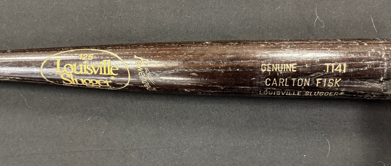 Carlton Fisk Game Used Professional Model Louisville Slugger Bat PSA/DNA GU 7