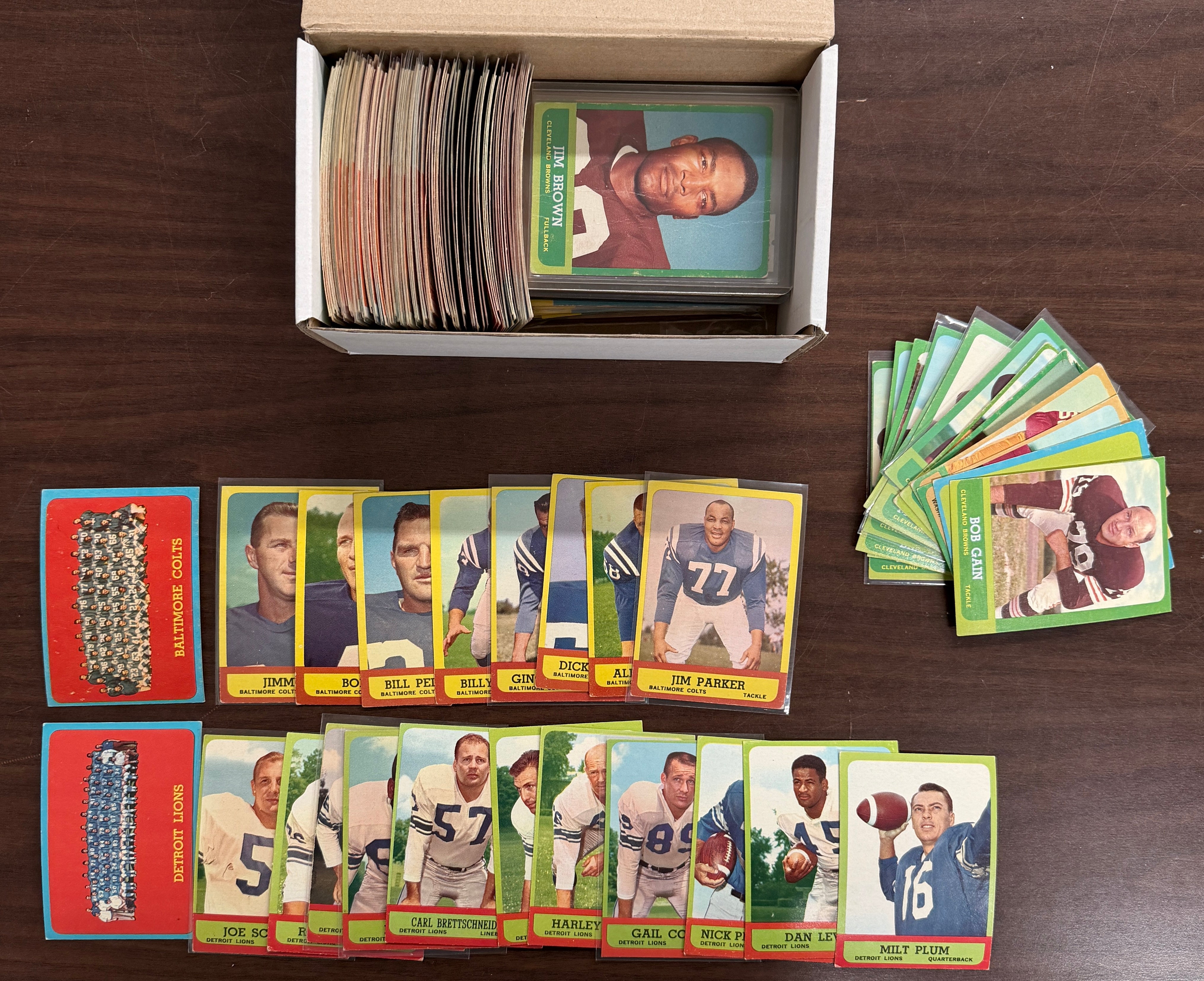 1963 Topps Football Near Complete Set (167/170) VG-EX+