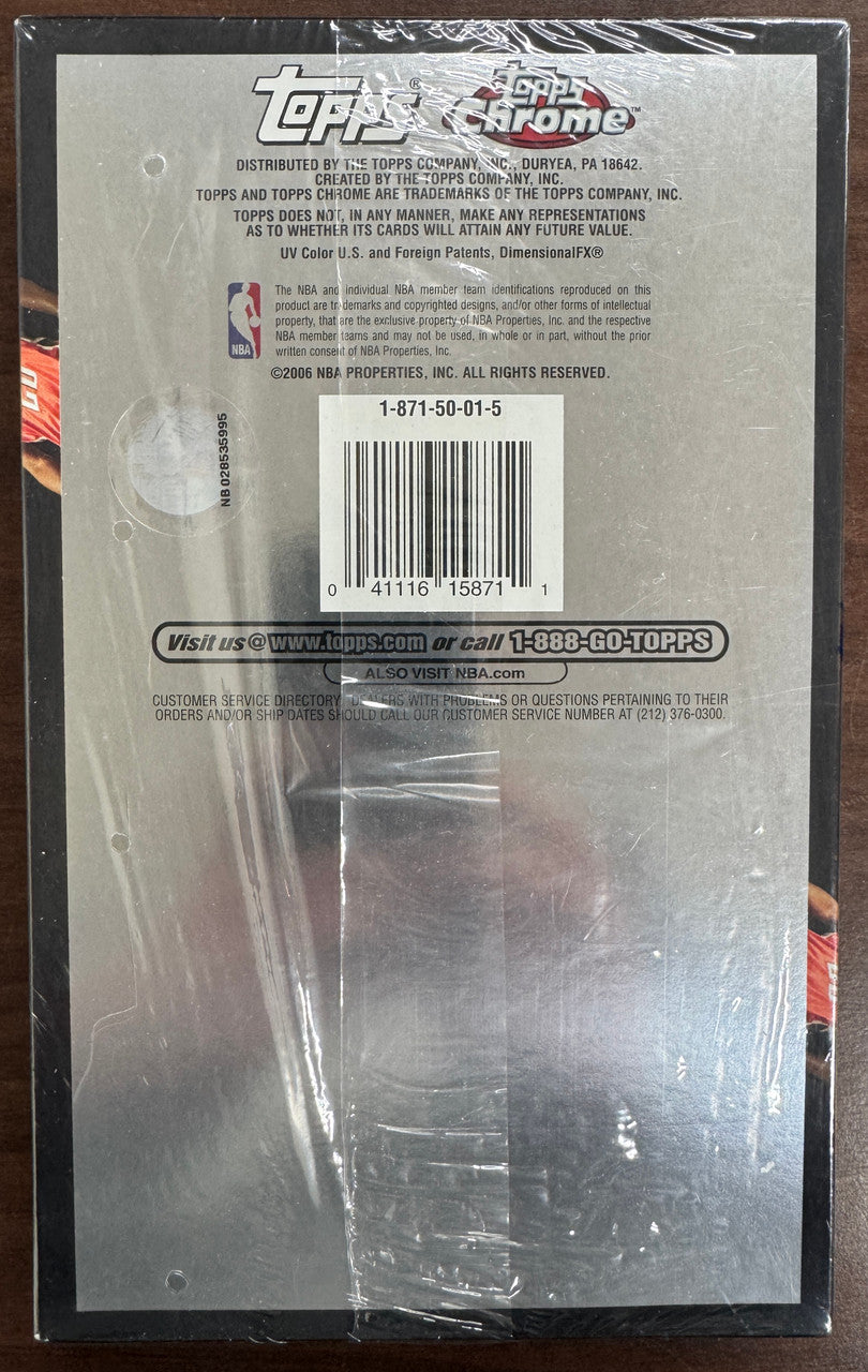 2005/06 Topps Chrome Basketball Hobby Box Factory Sealed