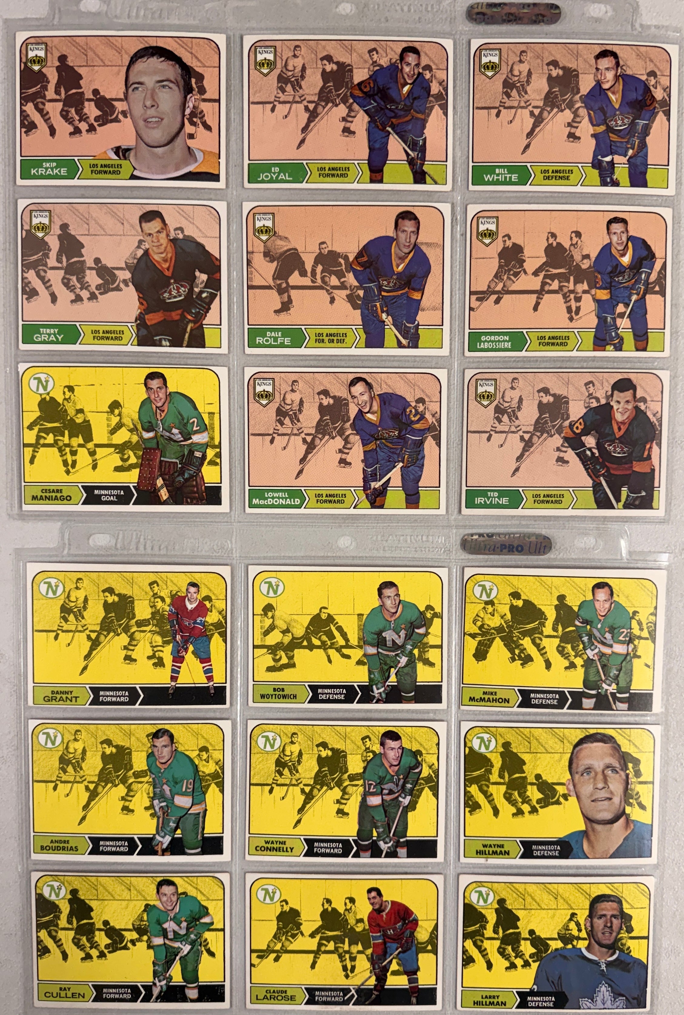 1968/69 Topps Hockey Complete Set (132) VG/EX-EX/MT