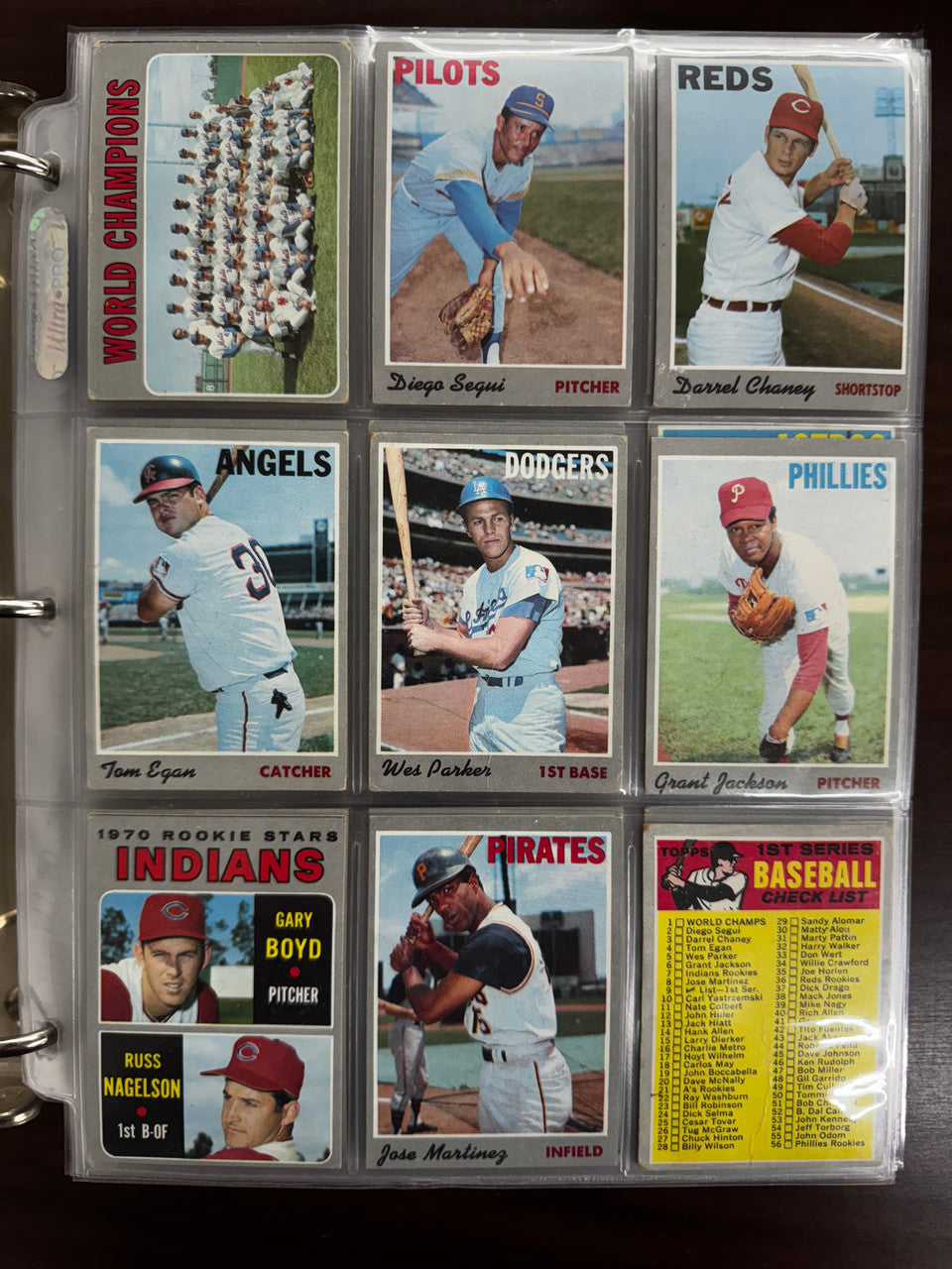 1970 Topps Baseball Complete Set (720) EX-EX/MT Overall