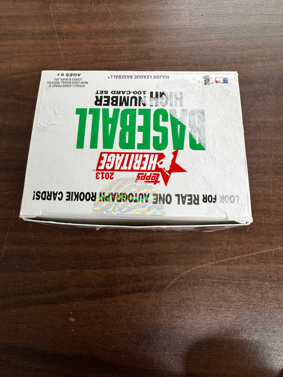 2013 Topps Heritage High Number Complete Set Box (100) Opened No Auto