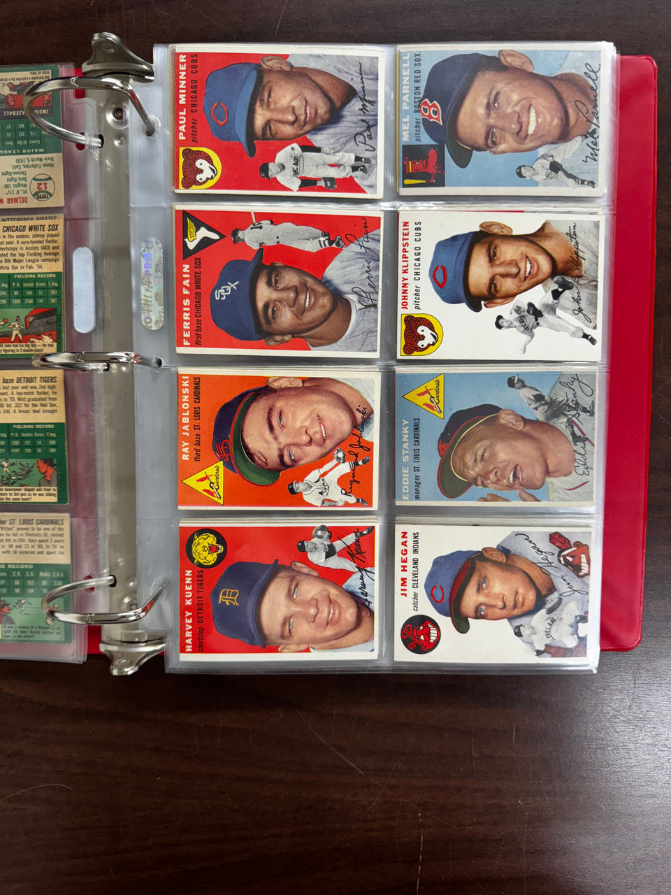 1954 Topps Baseball Near Complete Set 247/250 Missing Aaron & Banks VG/EX-EX