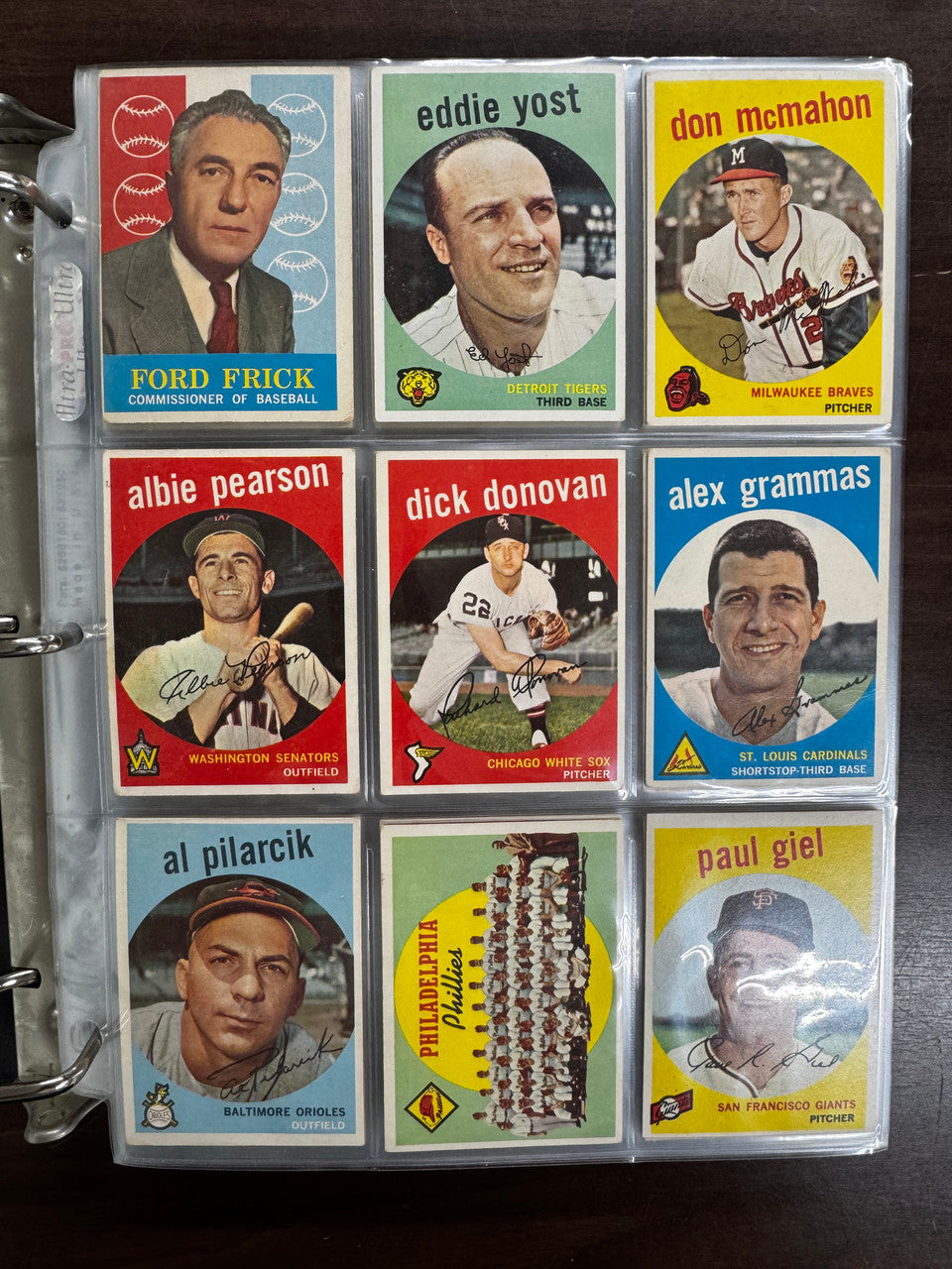 1959 Topps Baseball Complete Set (572) EX Overall Mantle Gibson RC