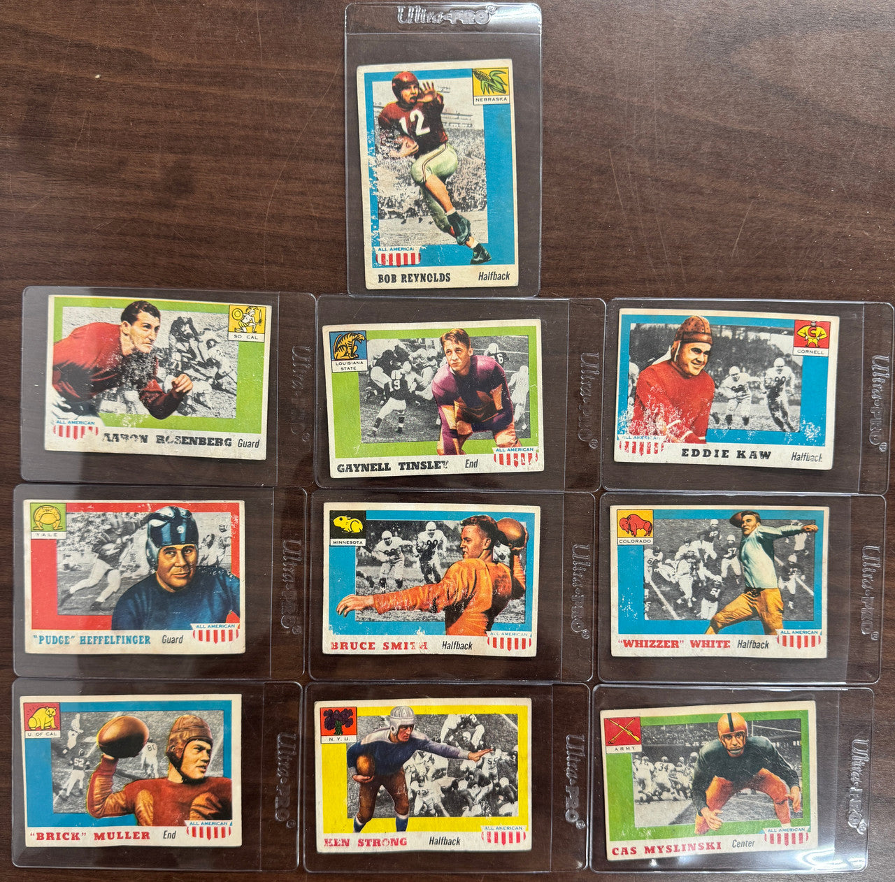 1955 Topps All American Near Complete Set (74/100) Poor Horsemen Grange Graham