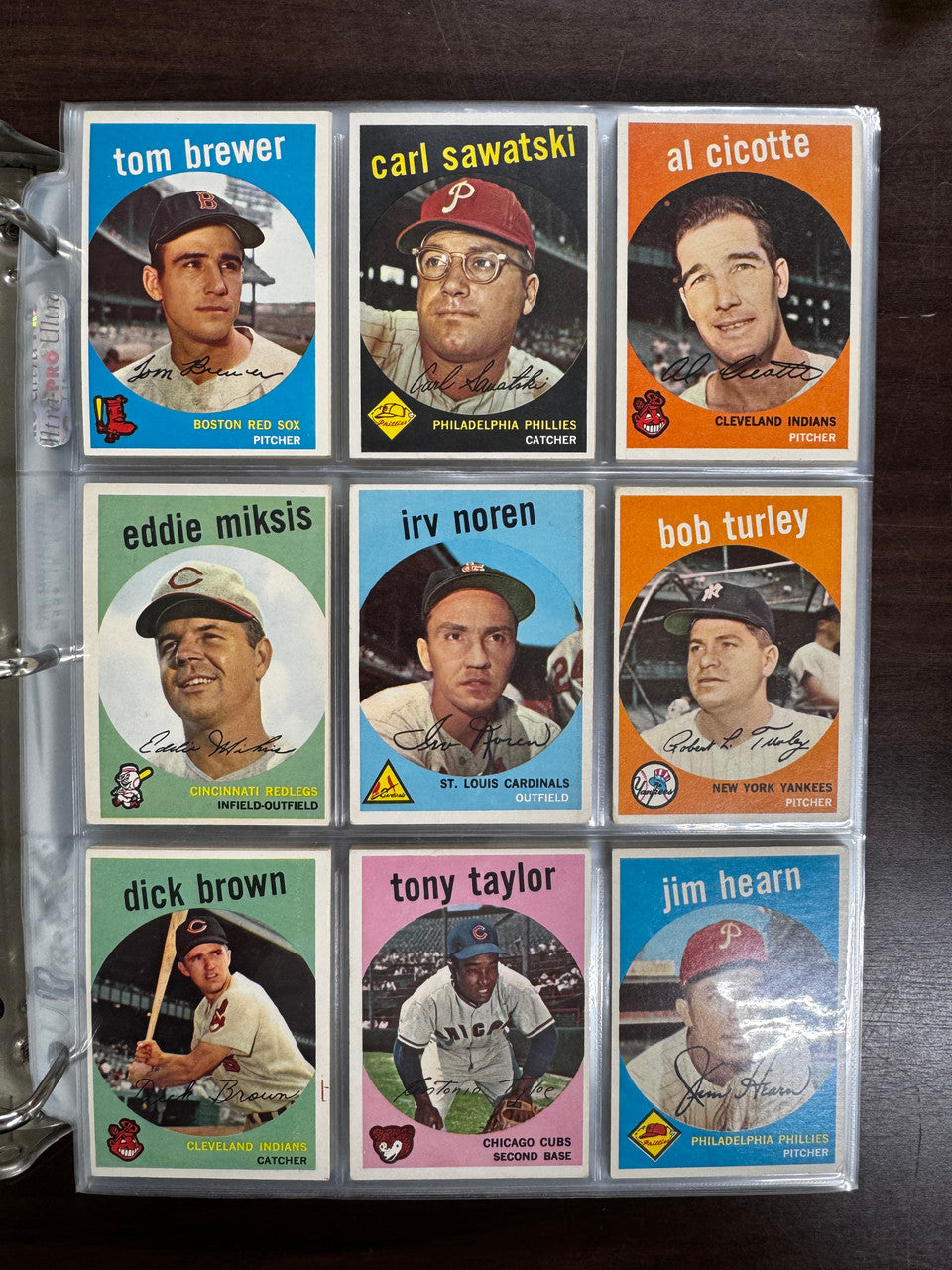 1959 Topps Baseball Complete Set (572) EX Overall Mantle Gibson RC