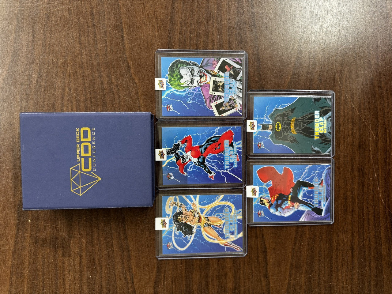 2025 Upper Deck CDD DC Fleer Ultra Thunder Clap 5 Card Set