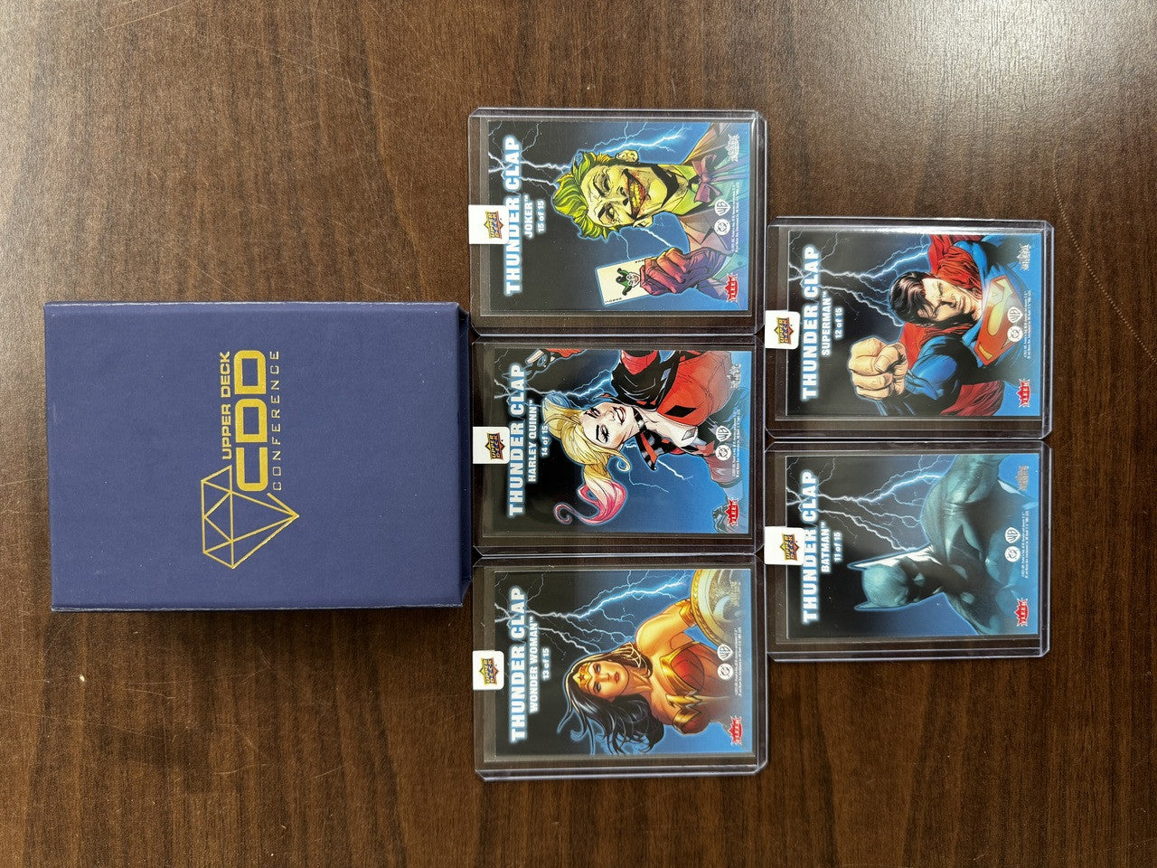 2025 Upper Deck CDD DC Fleer Ultra Thunder Clap 5 Card Set