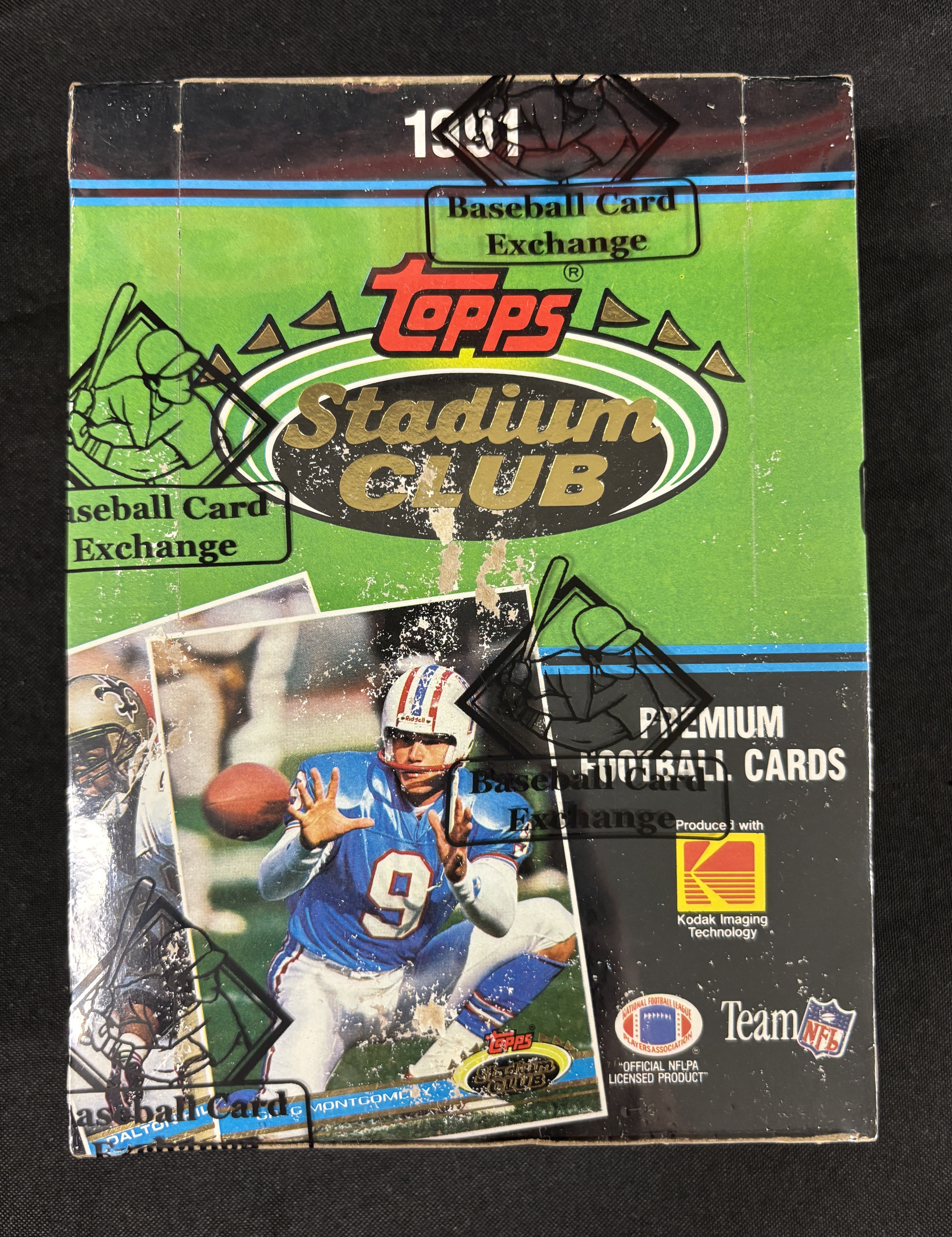 1991 Topps Stadium Club Football Box BBCE Wrapped/Sealed