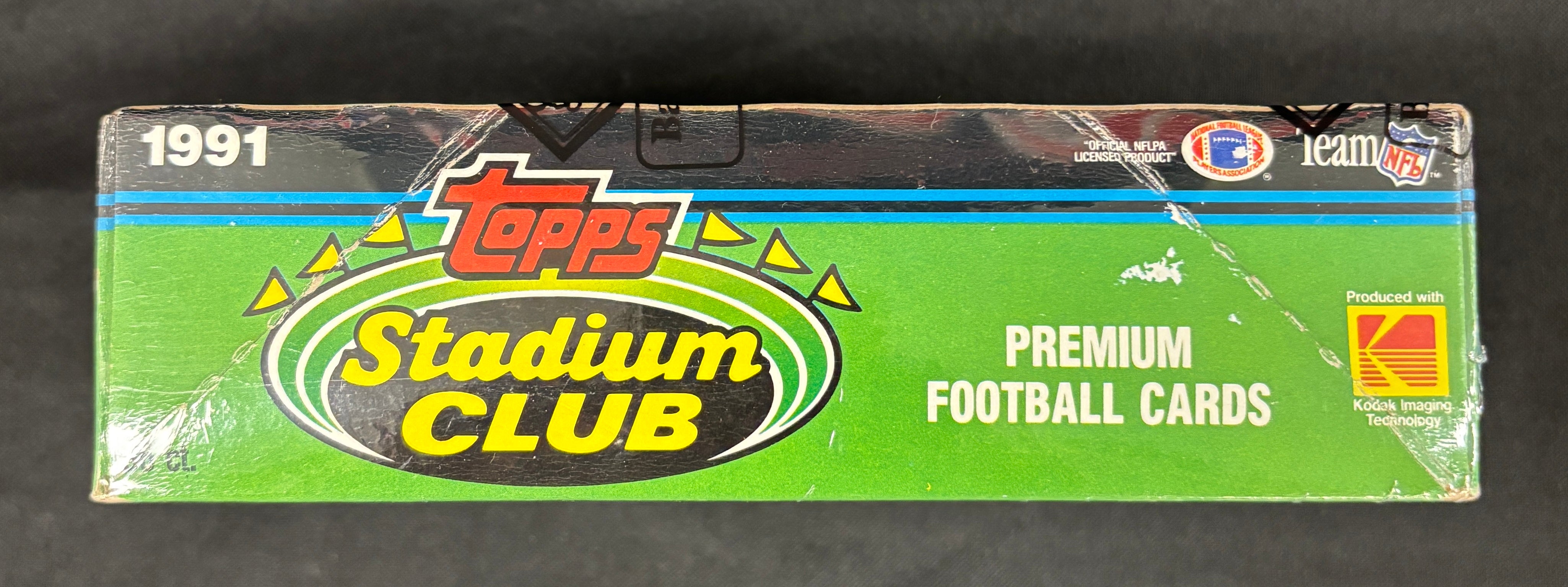 1991 Topps Stadium Club Football Box BBCE Wrapped/Sealed