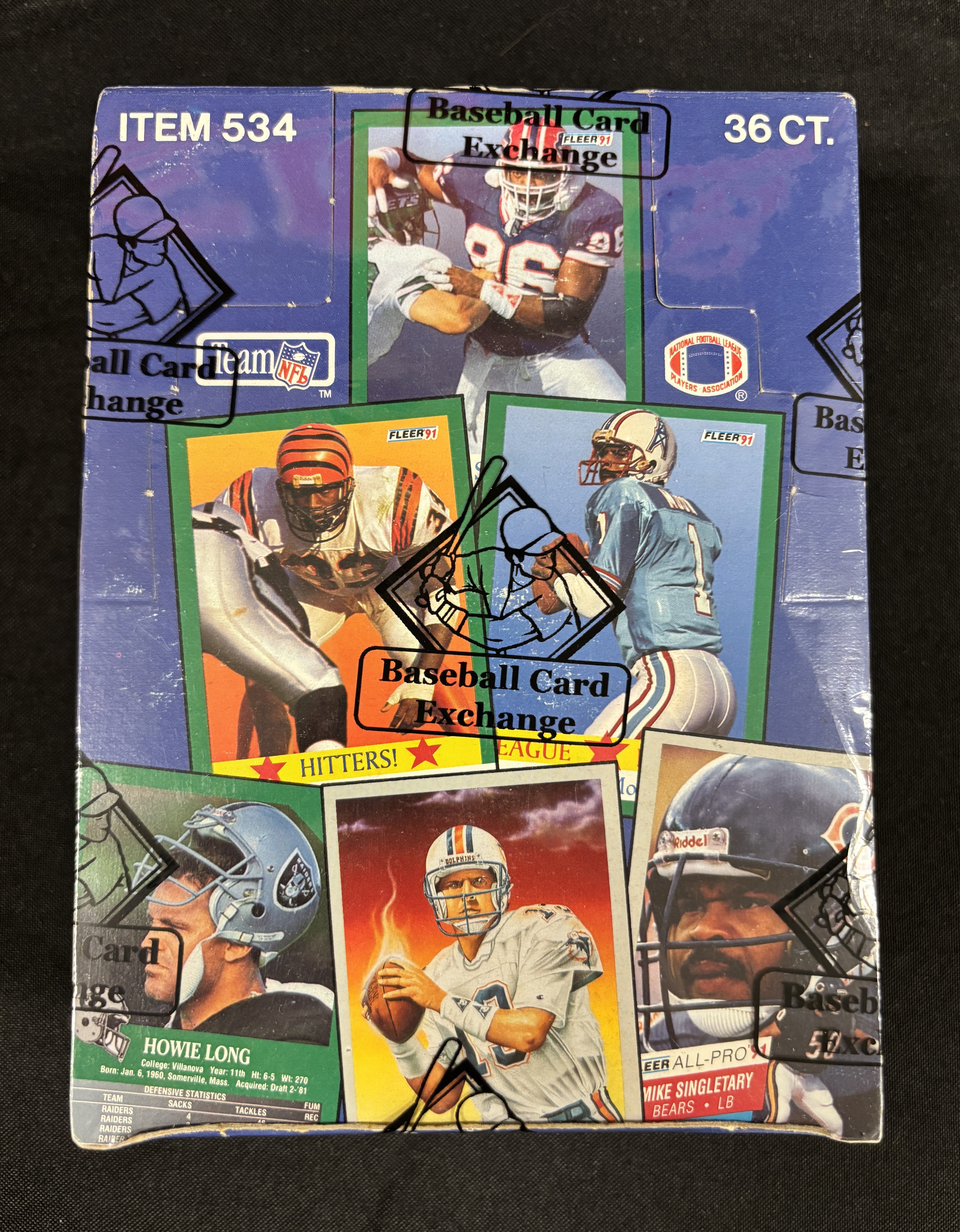 1991 Fleer Football Wax Box BBCE Wrapped/Sealed