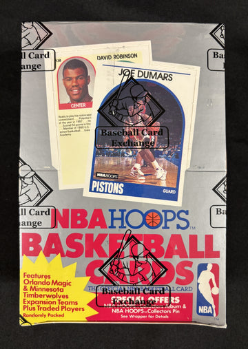 1989-90 NBA Hoops Basketball Series Two Box BBCE Wrapped/Sealed