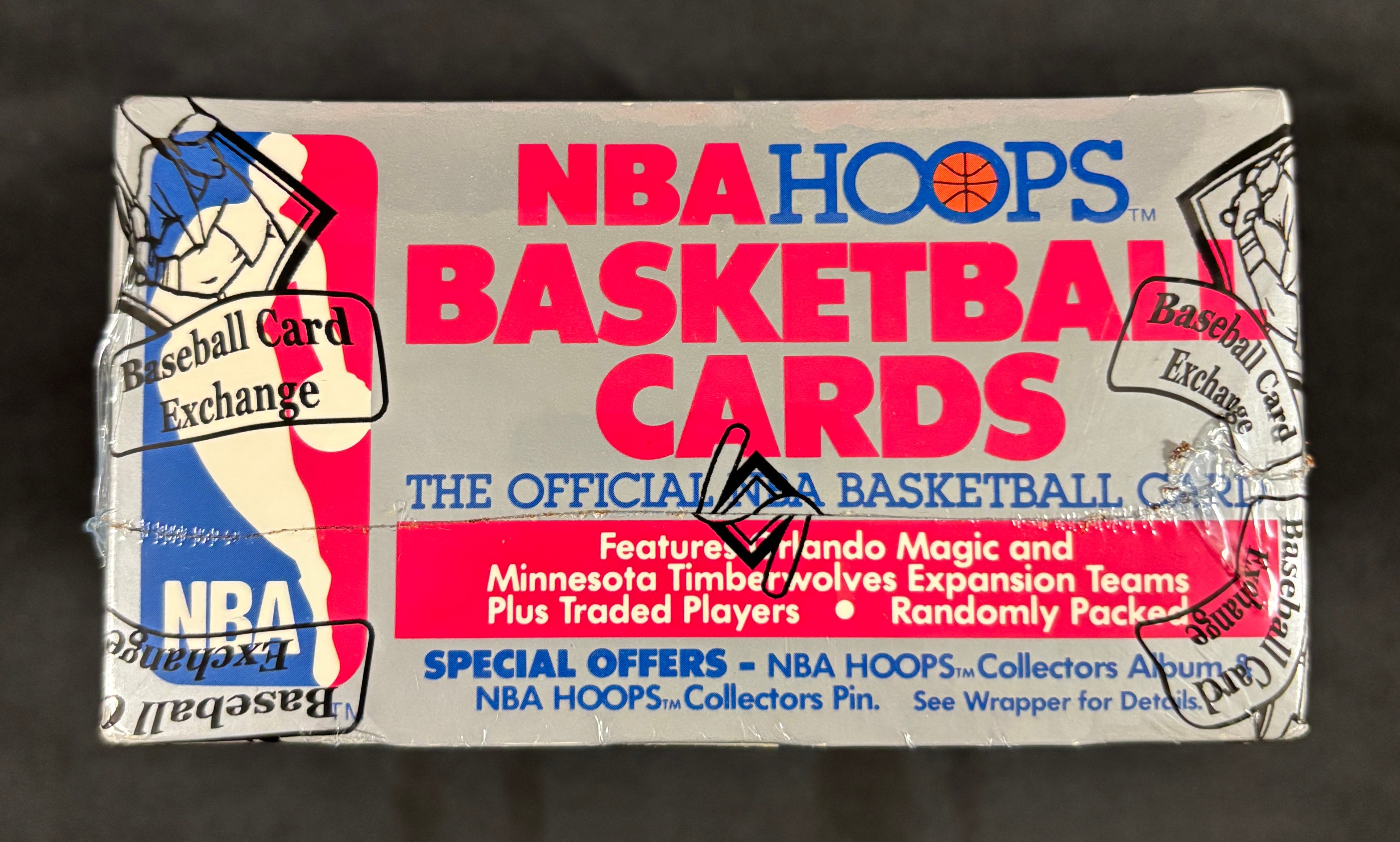 1989-90 NBA Hoops Basketball Series Two Box BBCE Wrapped/Sealed