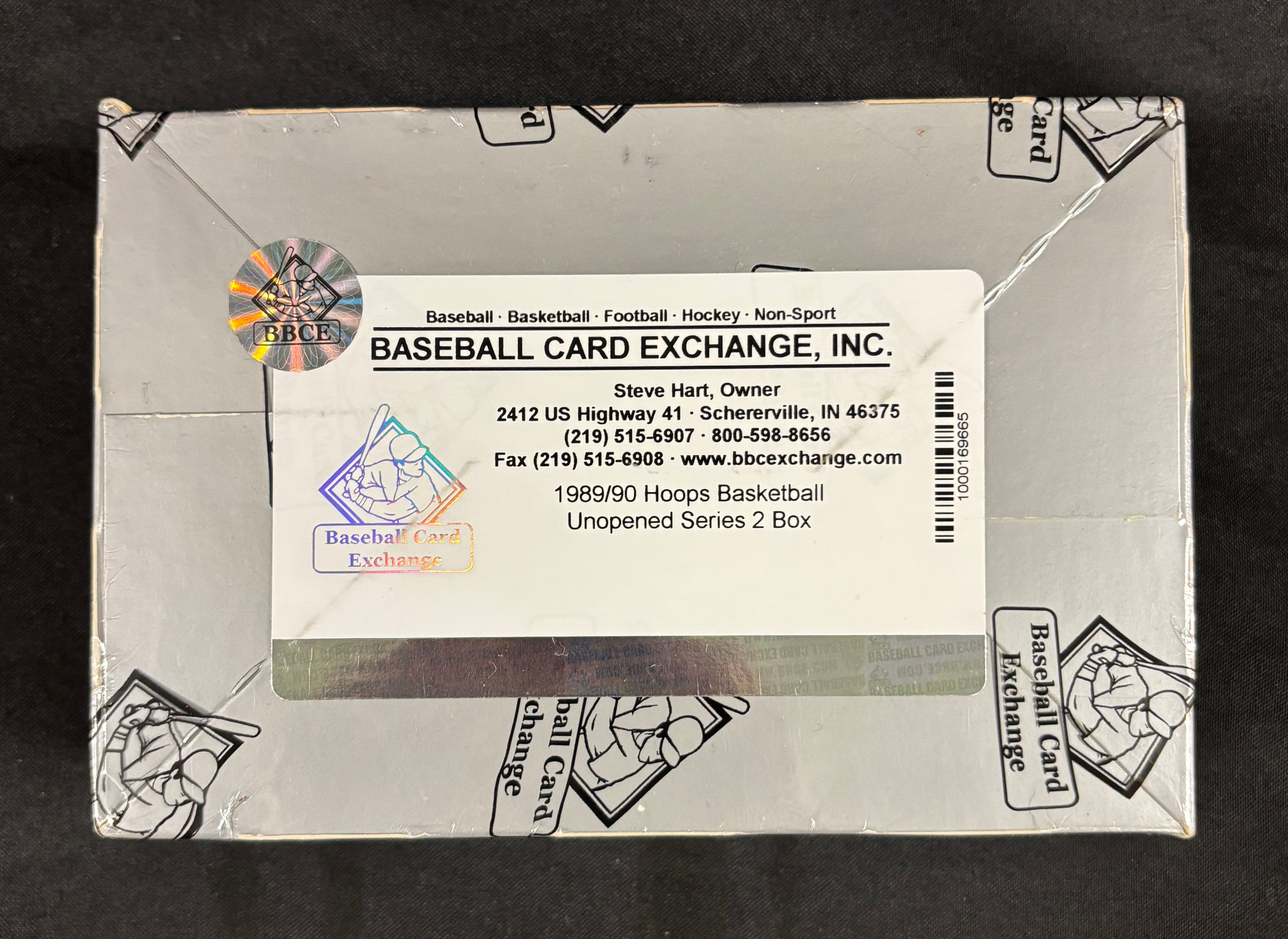 1989-90 NBA Hoops Basketball Series Two Box BBCE Wrapped/Sealed