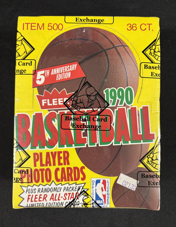 1990-91 Fleer Basketball Box BBCE Wrapped/Sealed FASC