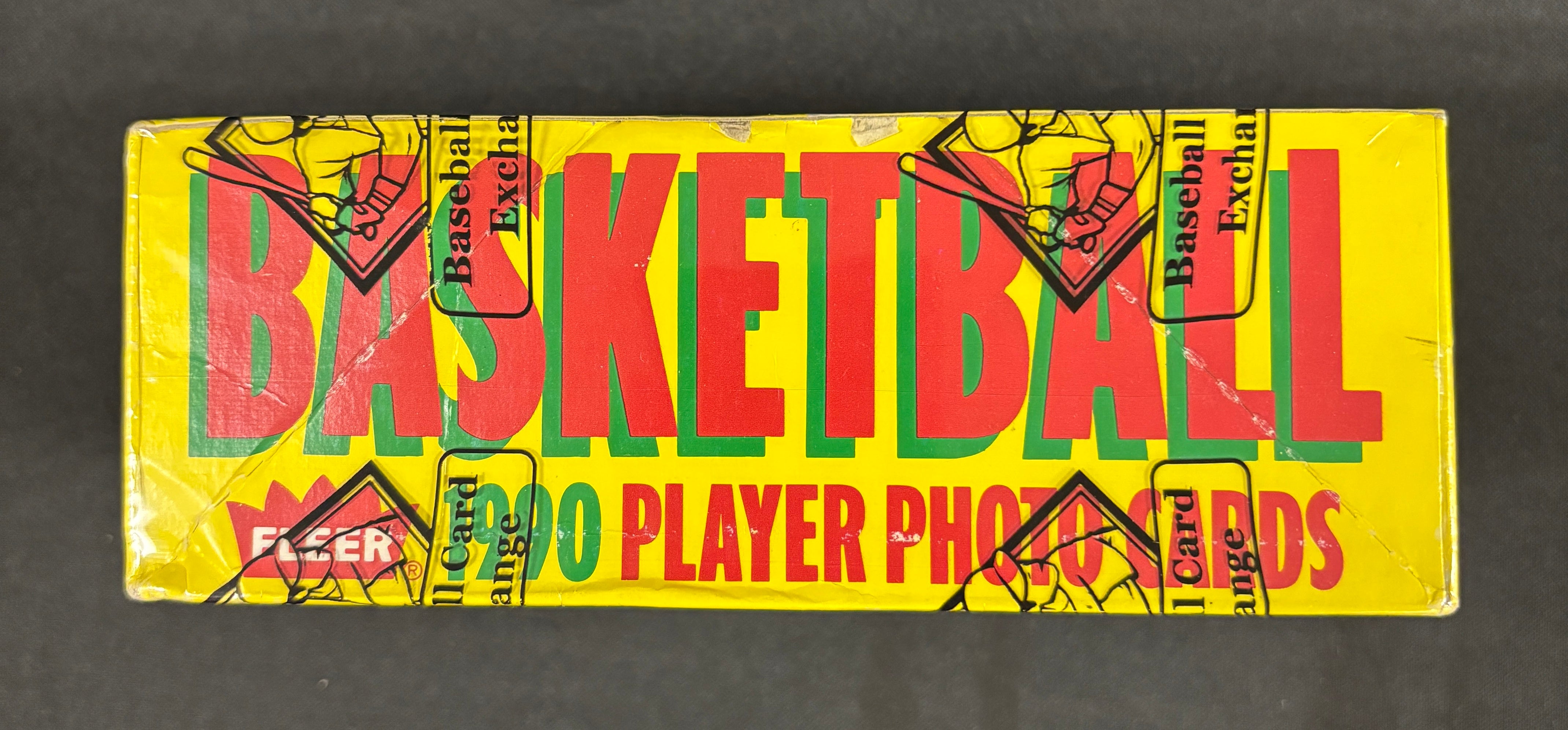 1990-91 Fleer Basketball Box BBCE Wrapped/Sealed FASC