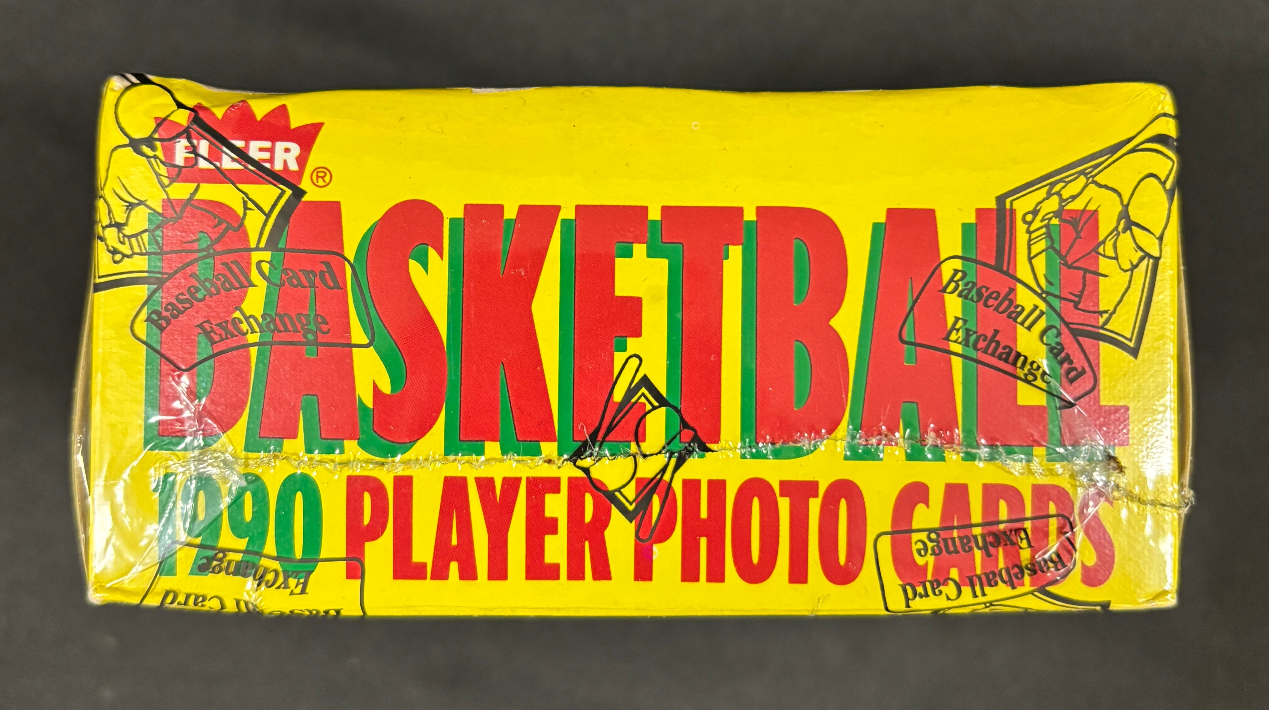 1990-91 Fleer Basketball Wax Box BBCE Wrapped/Sealed