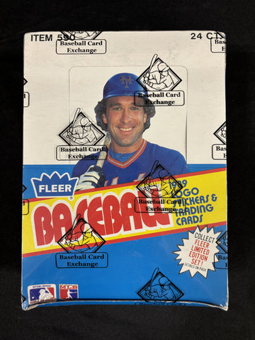 1989 Fleer Rack Box BBCE Wrapped/Sealed