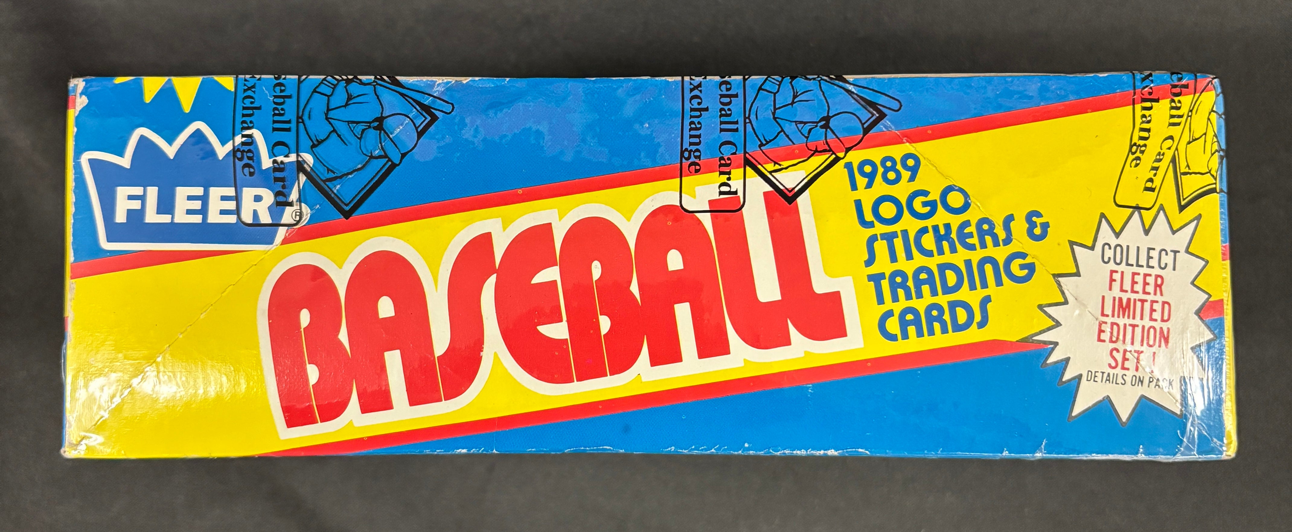 1989 Fleer Rack Box BBCE Wrapped/Sealed