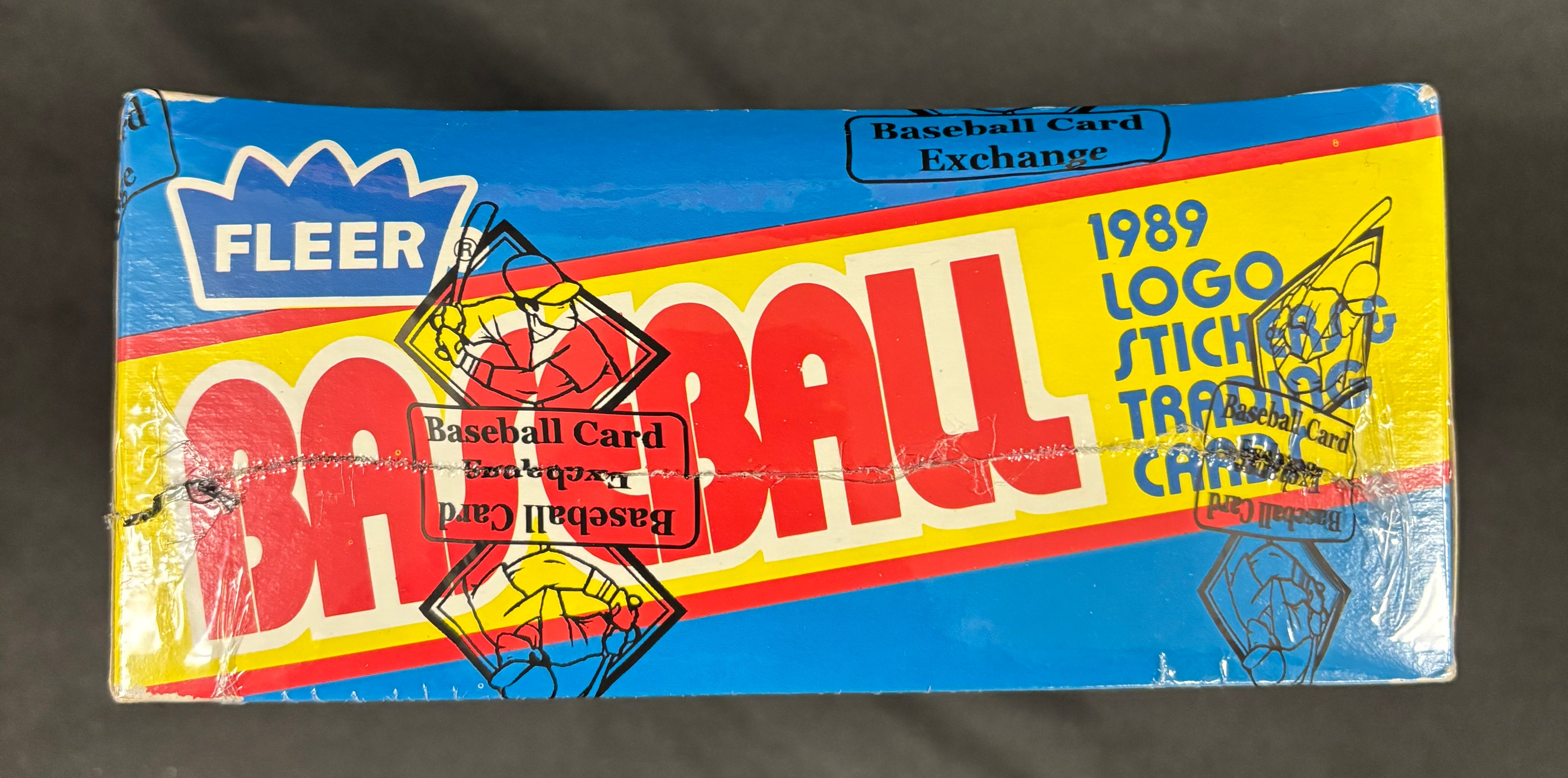 1989 Fleer Rack Box BBCE Wrapped/Sealed