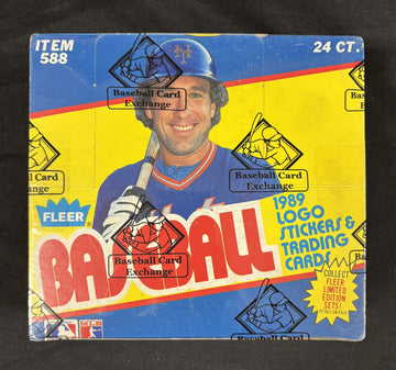 1989 Fleer Baseball Cello Box BBCE Wrapped/Sealed