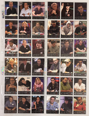 2006 Razor Poker Autographed Complete Set w/ Reg Base Set + Ted Forrest PP3 Auto