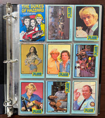 1980-83 Donruss Dukes of Hazzard Complete Set Series 1-3 W/ Stickers NM