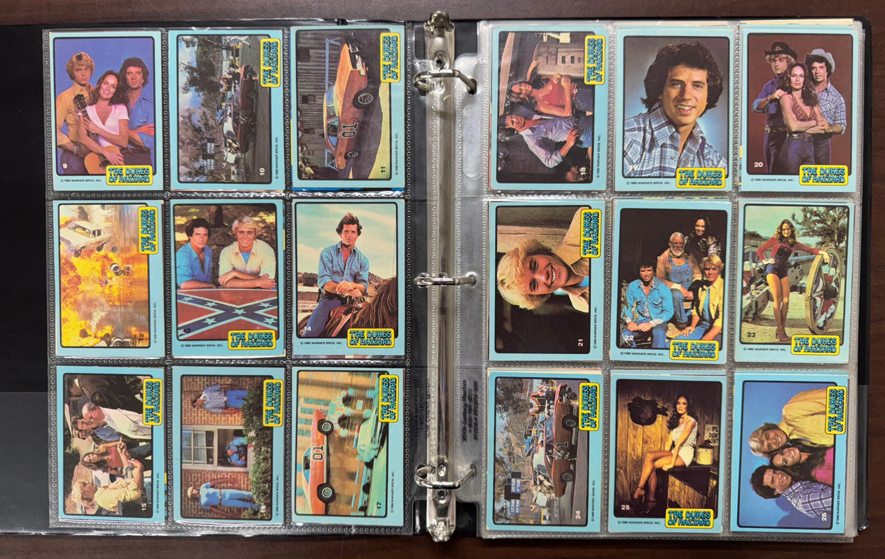 1980-83 Donruss Dukes of Hazzard Complete Set Series 1-3 W/ Stickers NM
