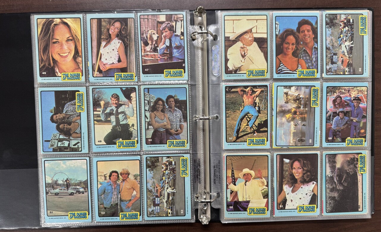 1980-83 Donruss Dukes of Hazzard Complete Set Series 1-3 W/ Stickers NM