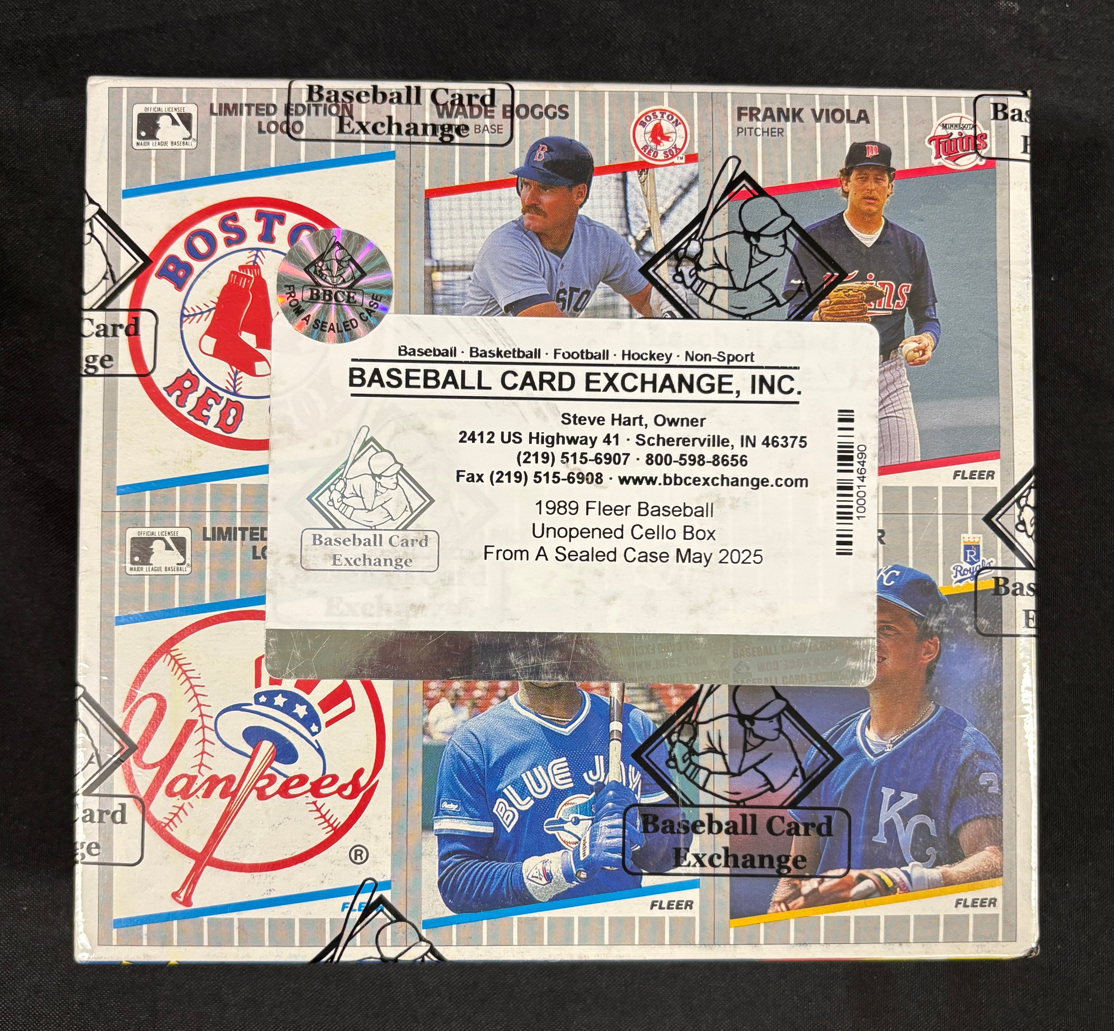 1989 Fleer Baseball Cello Box BBCE Wrapped/Sealed FASC