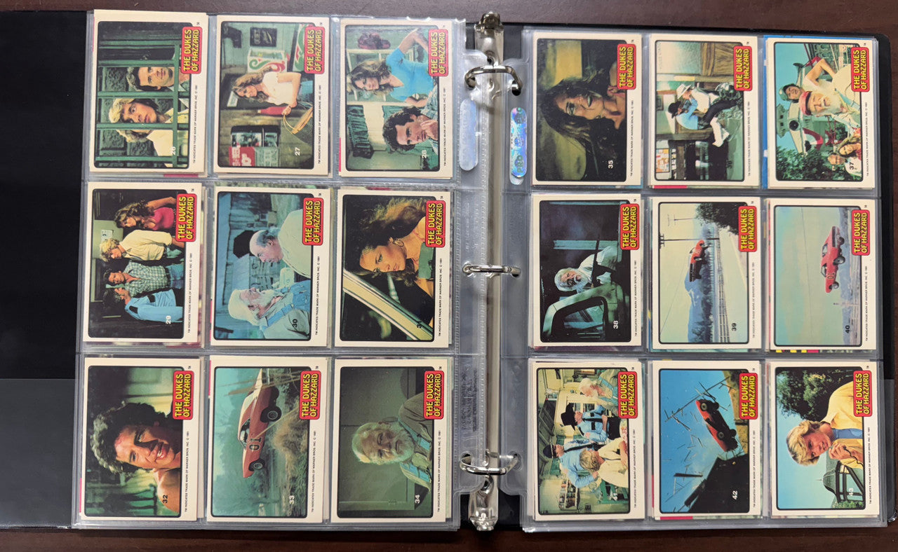 1980-83 Donruss Dukes of Hazzard Complete Set Series 1-3 W/ Stickers NM