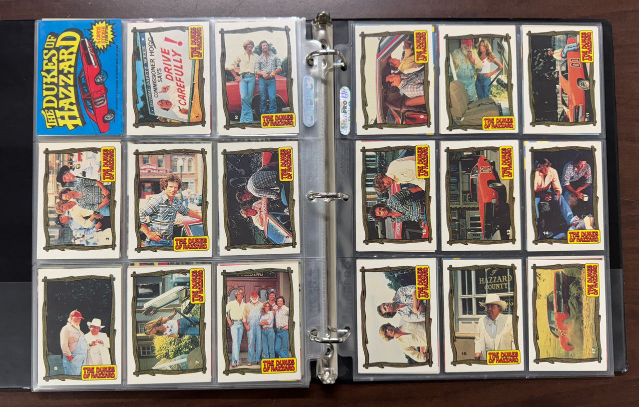 1980-83 Donruss Dukes of Hazzard Complete Set Series 1-3 W/ Stickers NM
