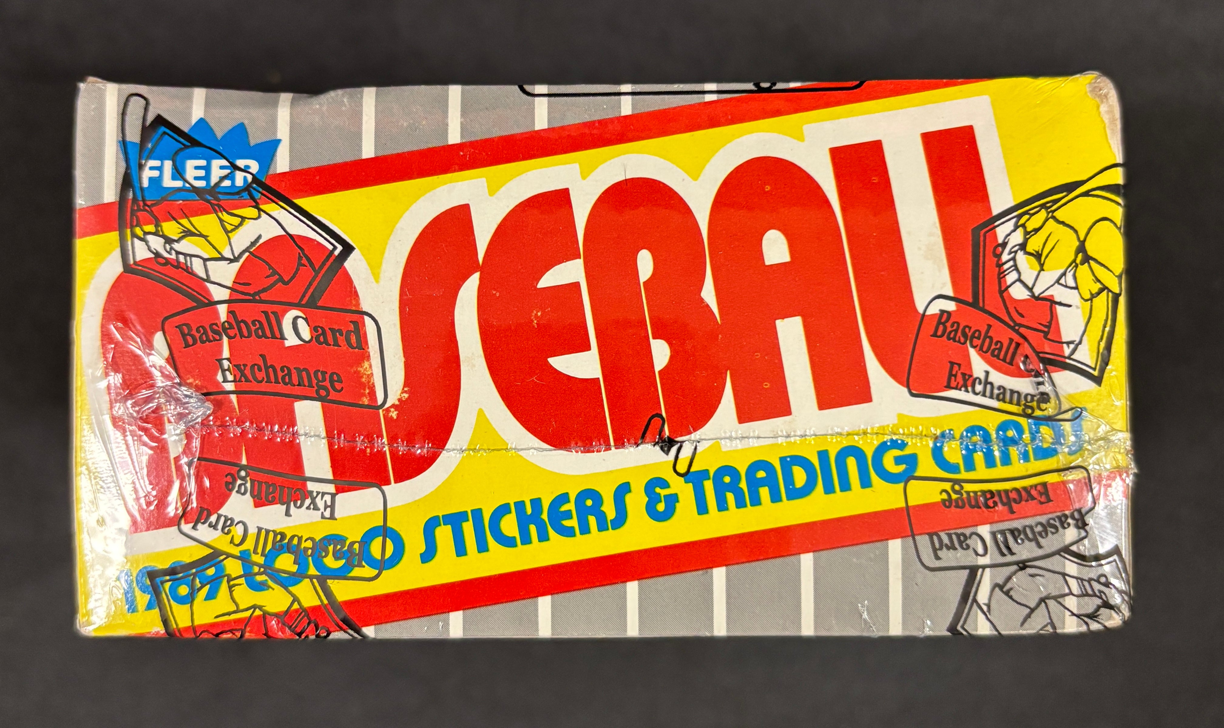 1989 Fleer Baseball Wax Box BBCE Wrapped/Sealed
