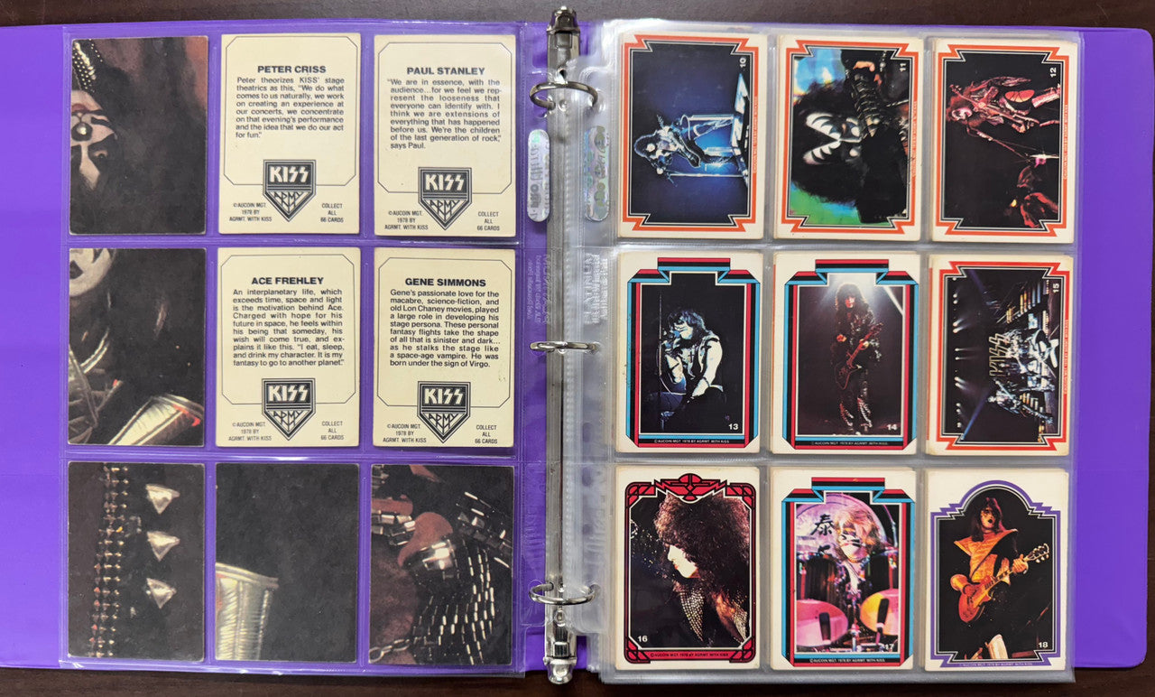 1978 Donruss KISS Complete Card Set Series 1-2 (132) Good