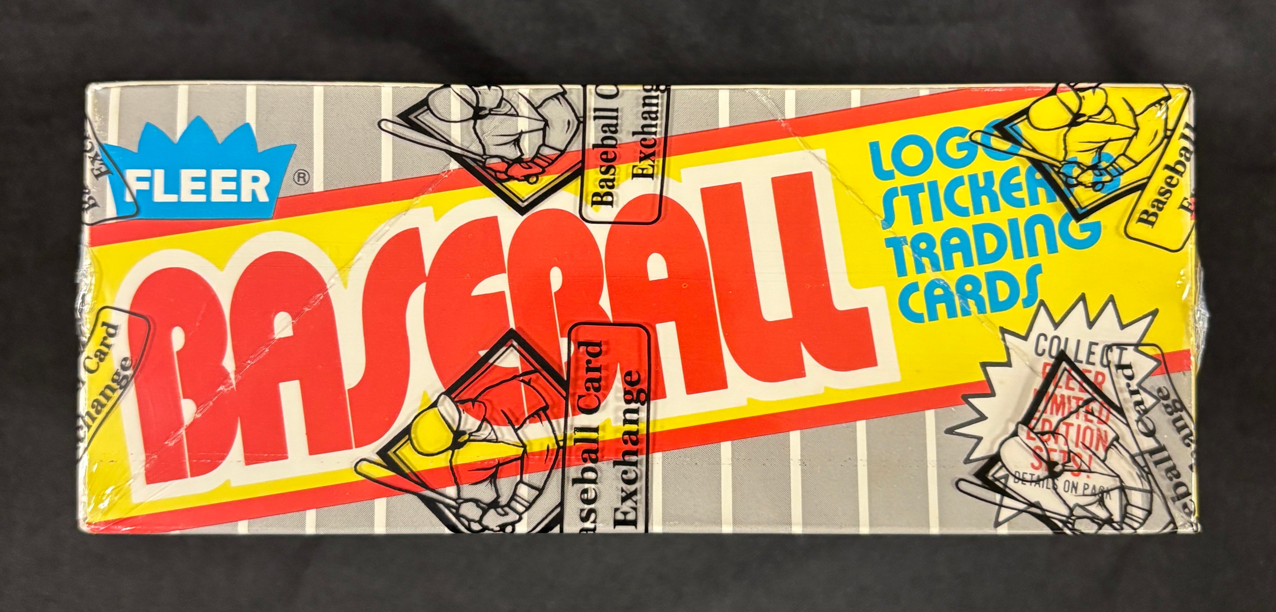 1989 Fleer Baseball Wax Box BBCE Wrapped/Sealed FASC