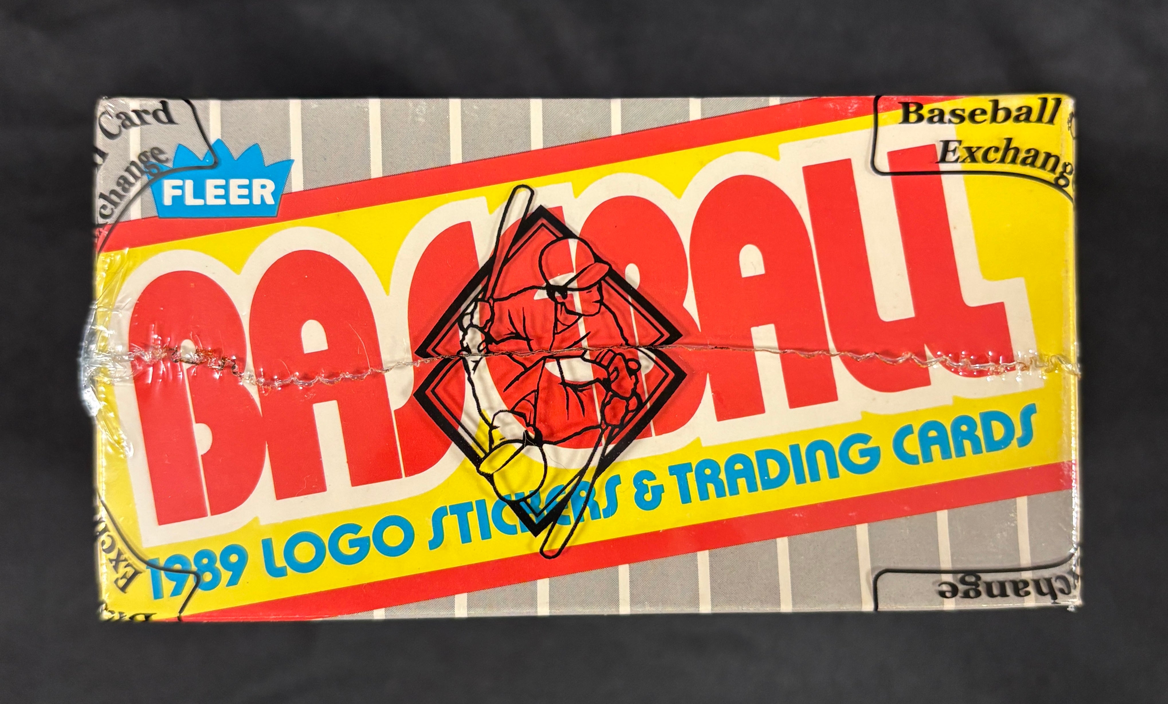 1989 Fleer Baseball Wax Box BBCE Wrapped/Sealed FASC