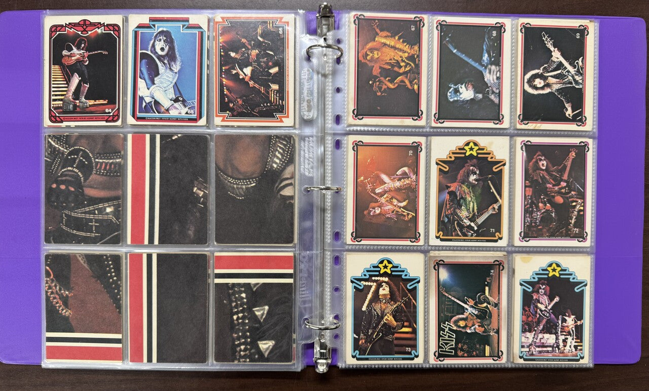 1978 Donruss KISS Complete Card Set Series 1-2 (132) Good
