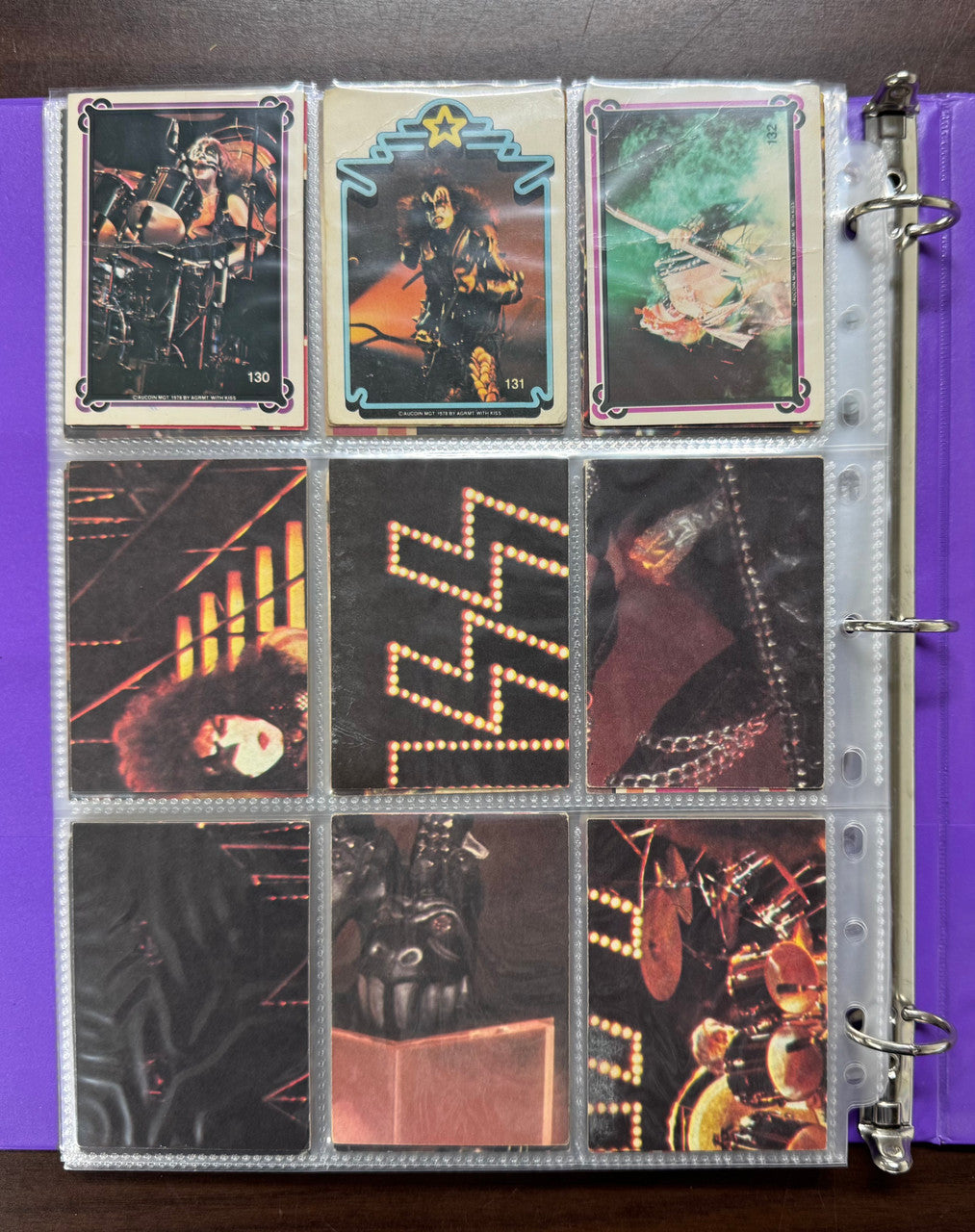 1978 Donruss KISS Complete Card Set Series 1-2 (132) Good