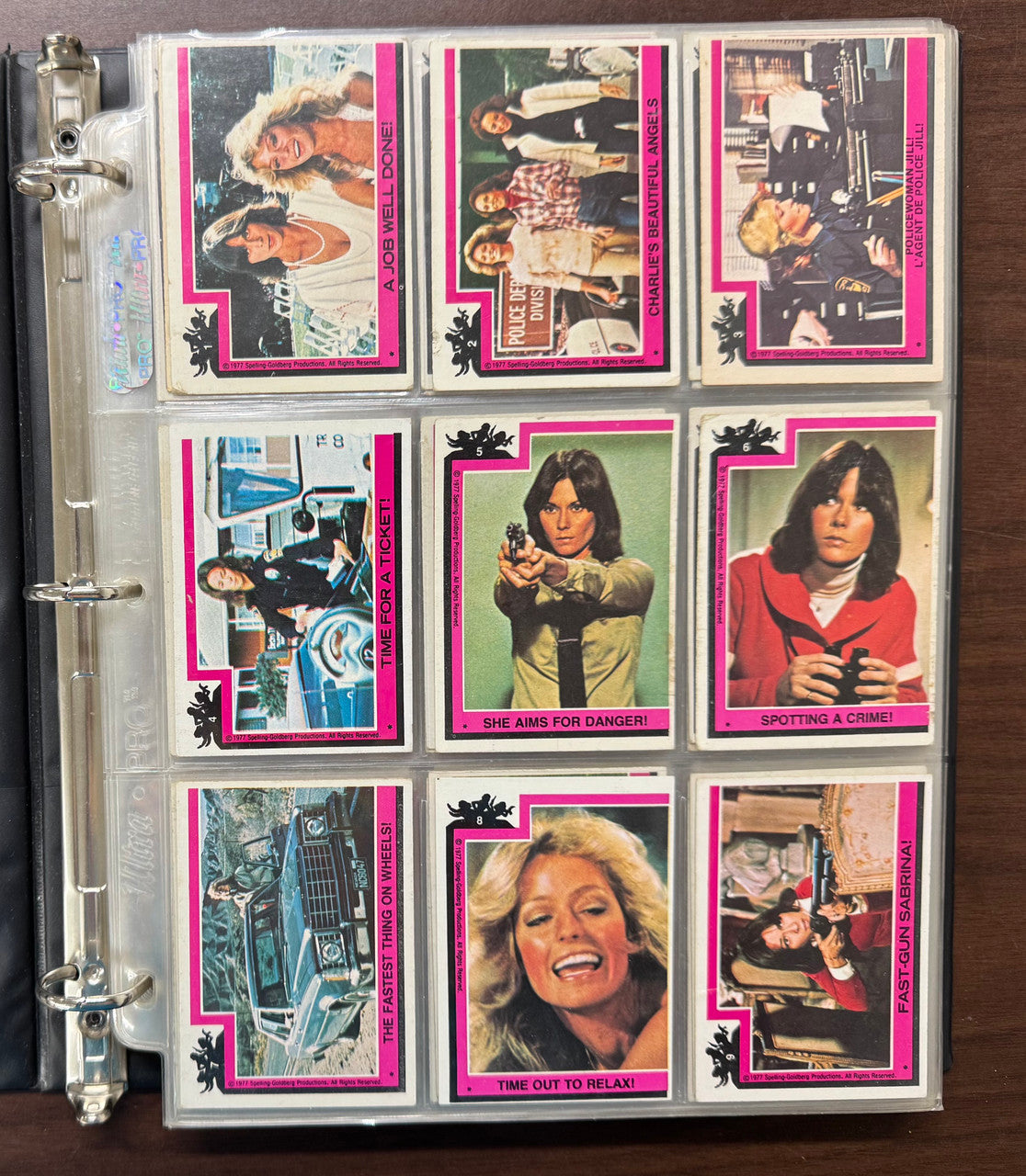 1977 Topps Charlie's Angels Complete Set Series 1-4 (253) W/ Stickers (44) NM
