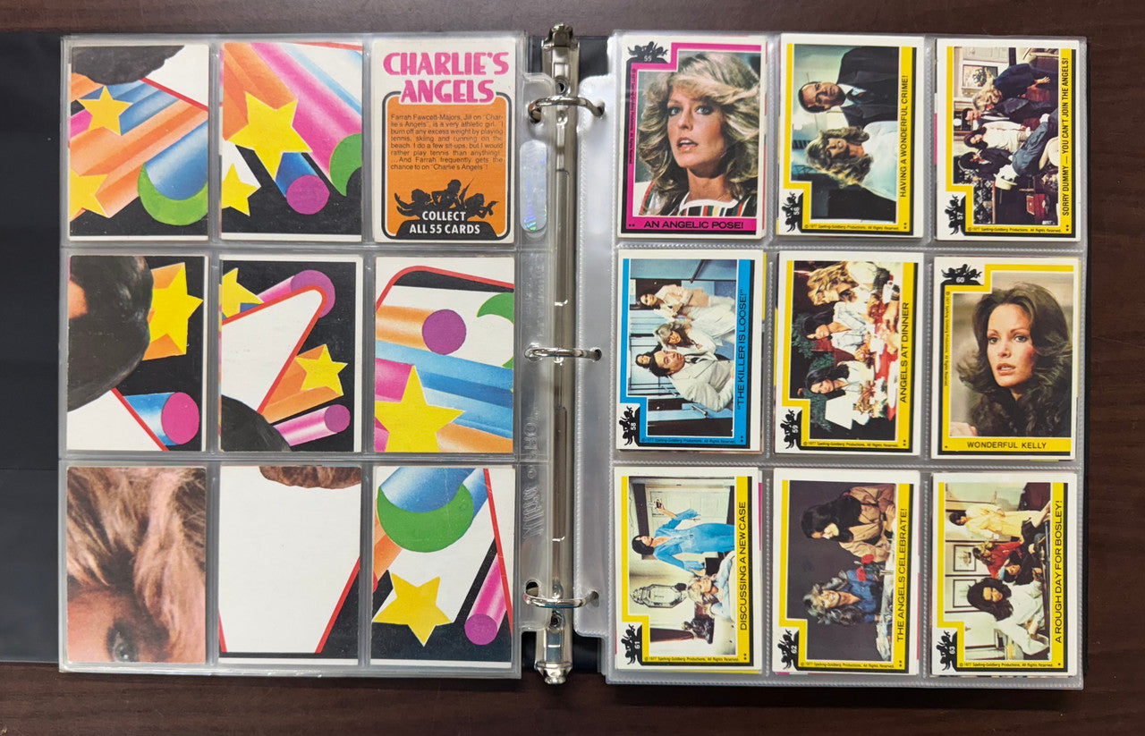 1977 Topps Charlie's Angels Complete Set Series 1-4 (253) W/ Stickers (44) NM