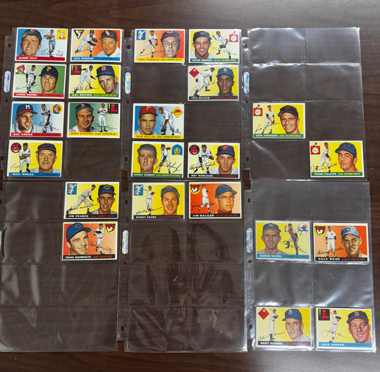 1955 Topps Baseball Partial Complete Set 146/206 VG-EX