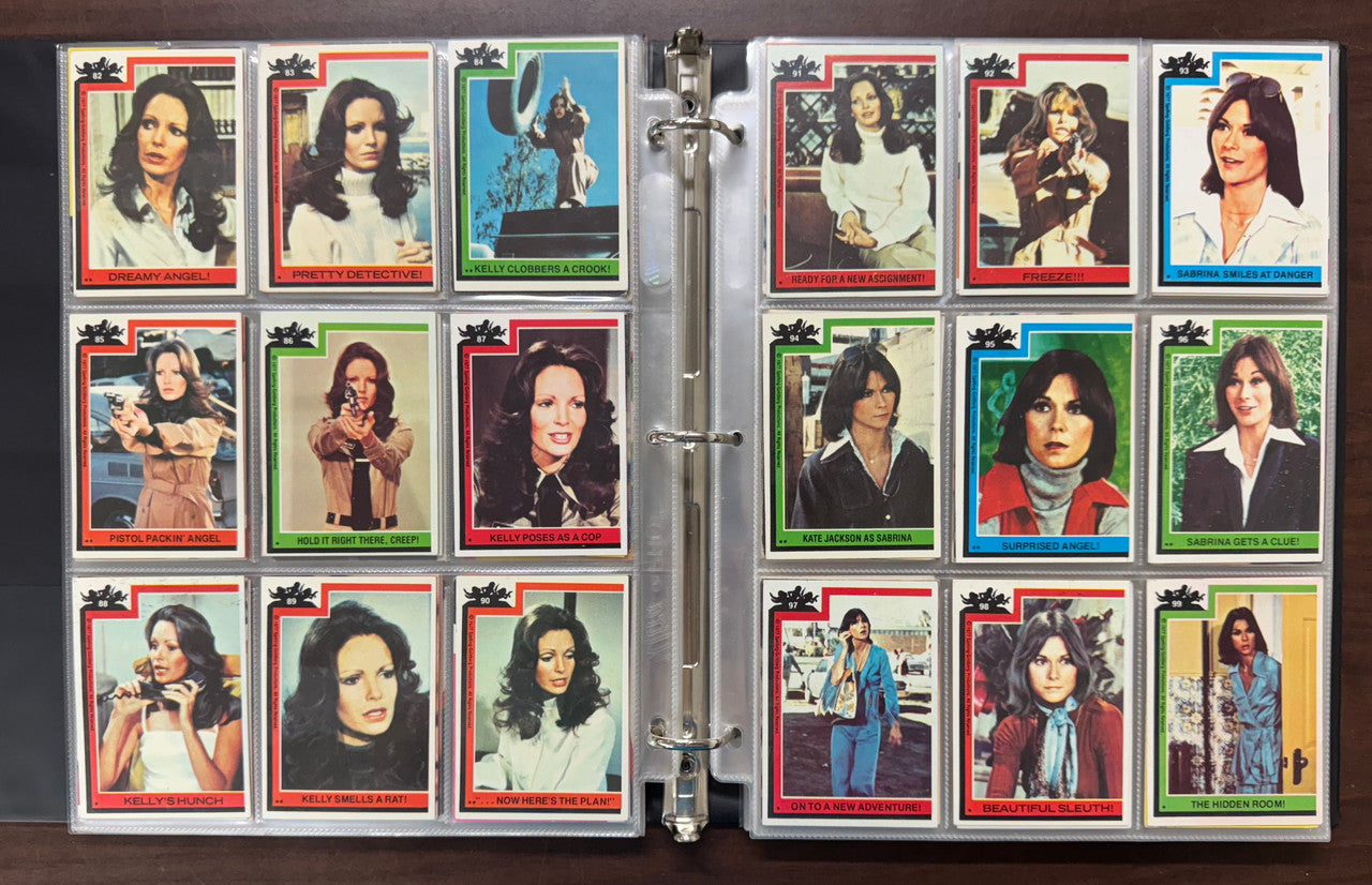 1977 Topps Charlie's Angels Complete Set Series 1-4 (253) W/ Stickers (44) NM