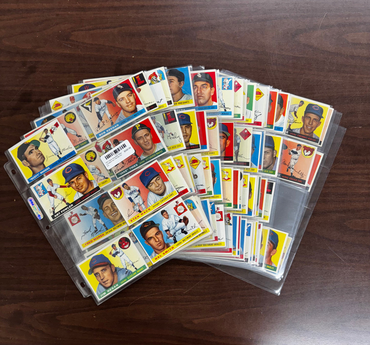 1955 Topps Baseball Partial Complete Set 146/206 VG-EX