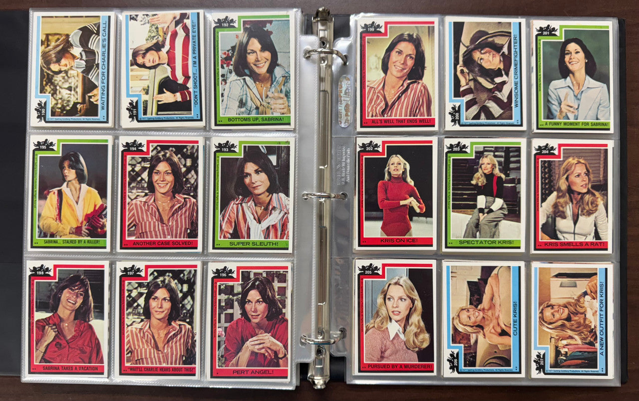 1977 Topps Charlie's Angels Complete Set Series 1-4 (253) W/ Stickers (44) NM