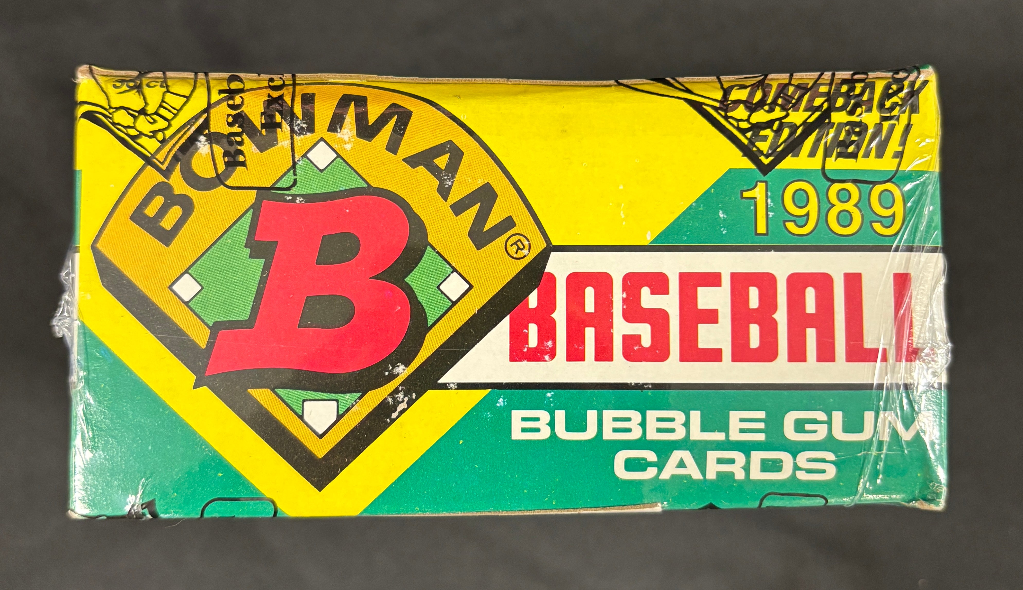 1989 Bowman Baseball Wax Box BBCE Wrapped/Sealed