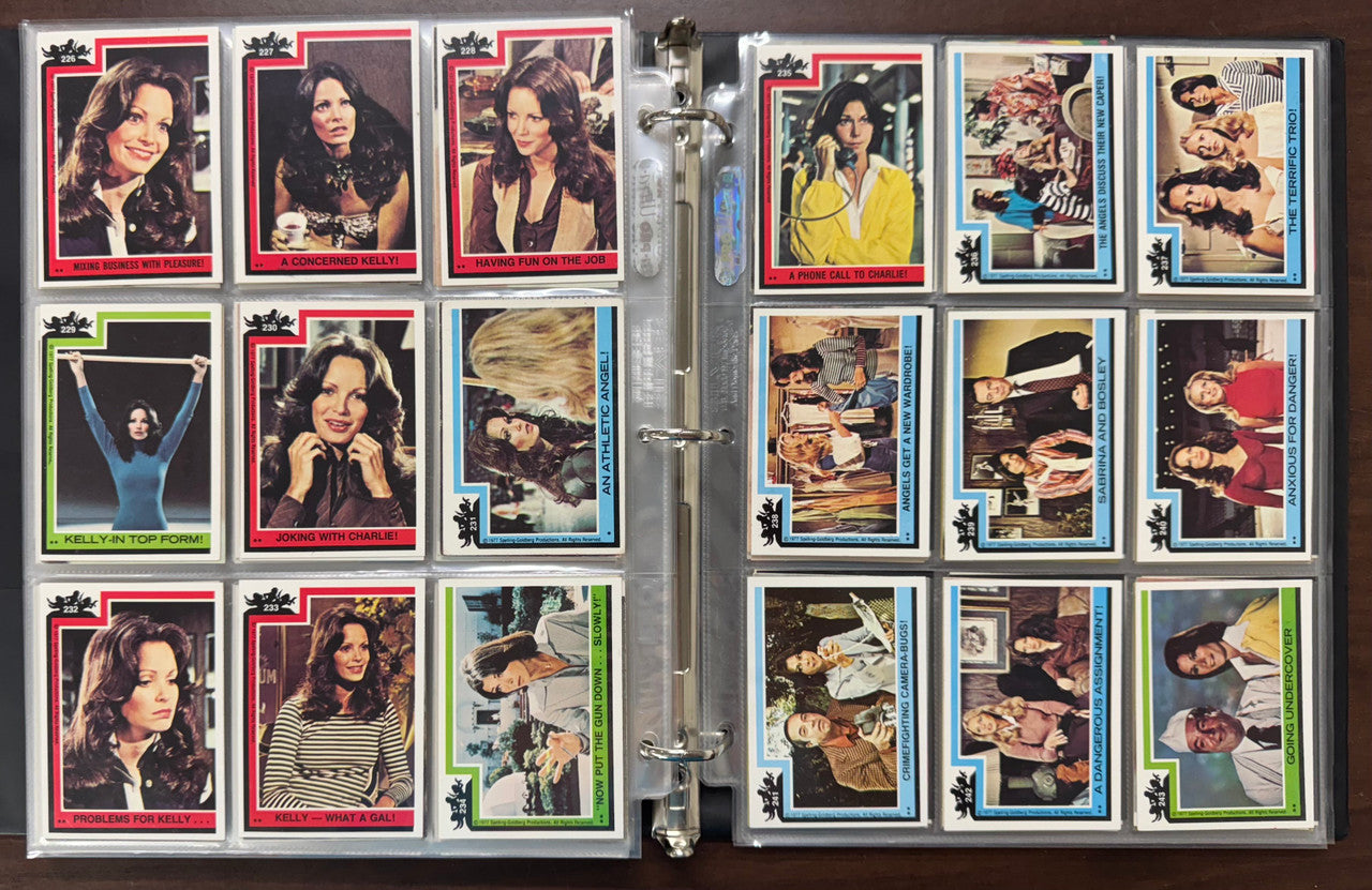 1977 Topps Charlie's Angels Complete Set Series 1-4 (253) W/ Stickers (44) NM